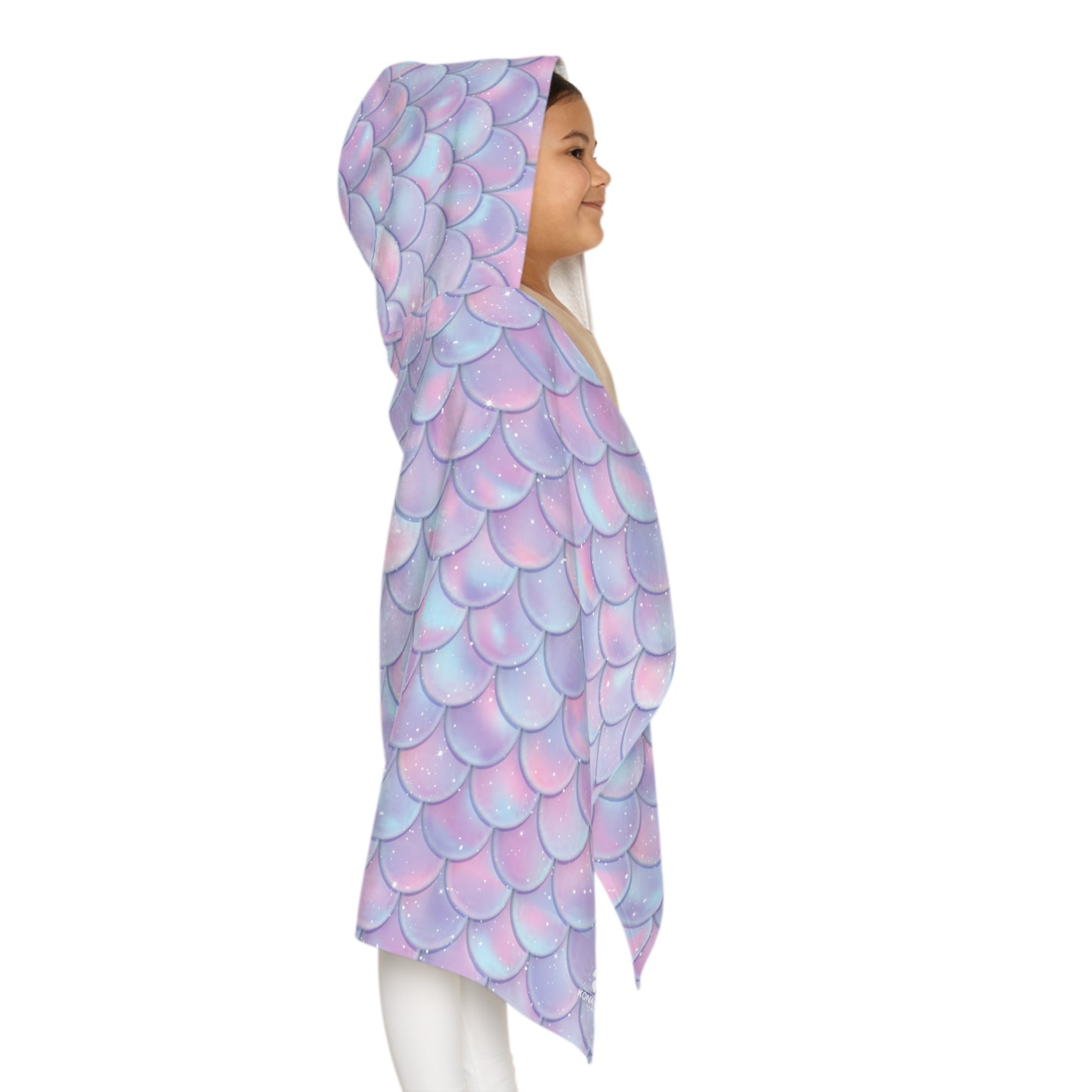 Youth Hooded Towel - Mermaid Shimmer