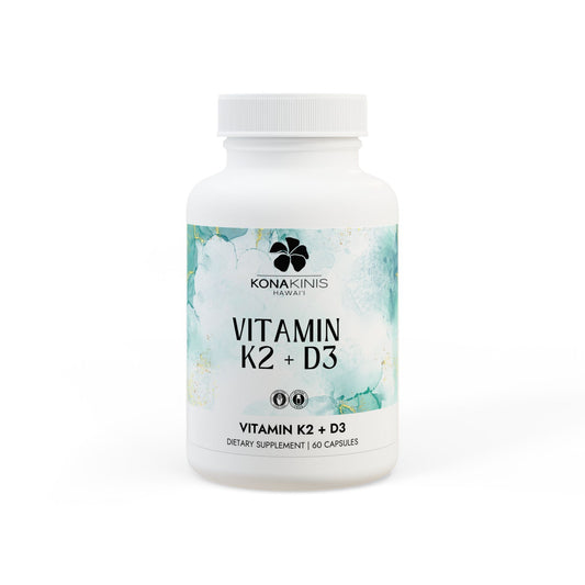 Vitamin K2 + D3 Supplement (60 Capsules)