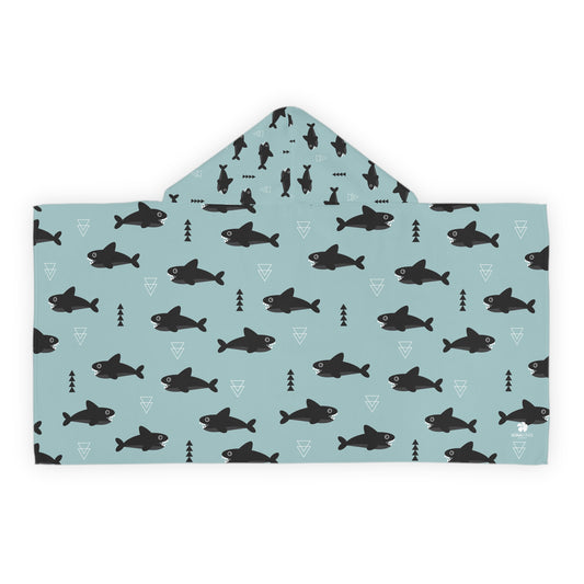 Youth Hooded Towel - Shark Bite