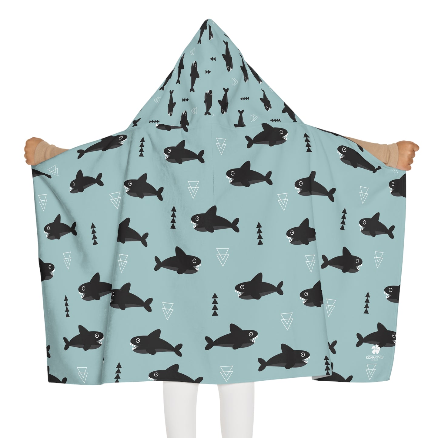 Youth Hooded Towel - Shark Bite