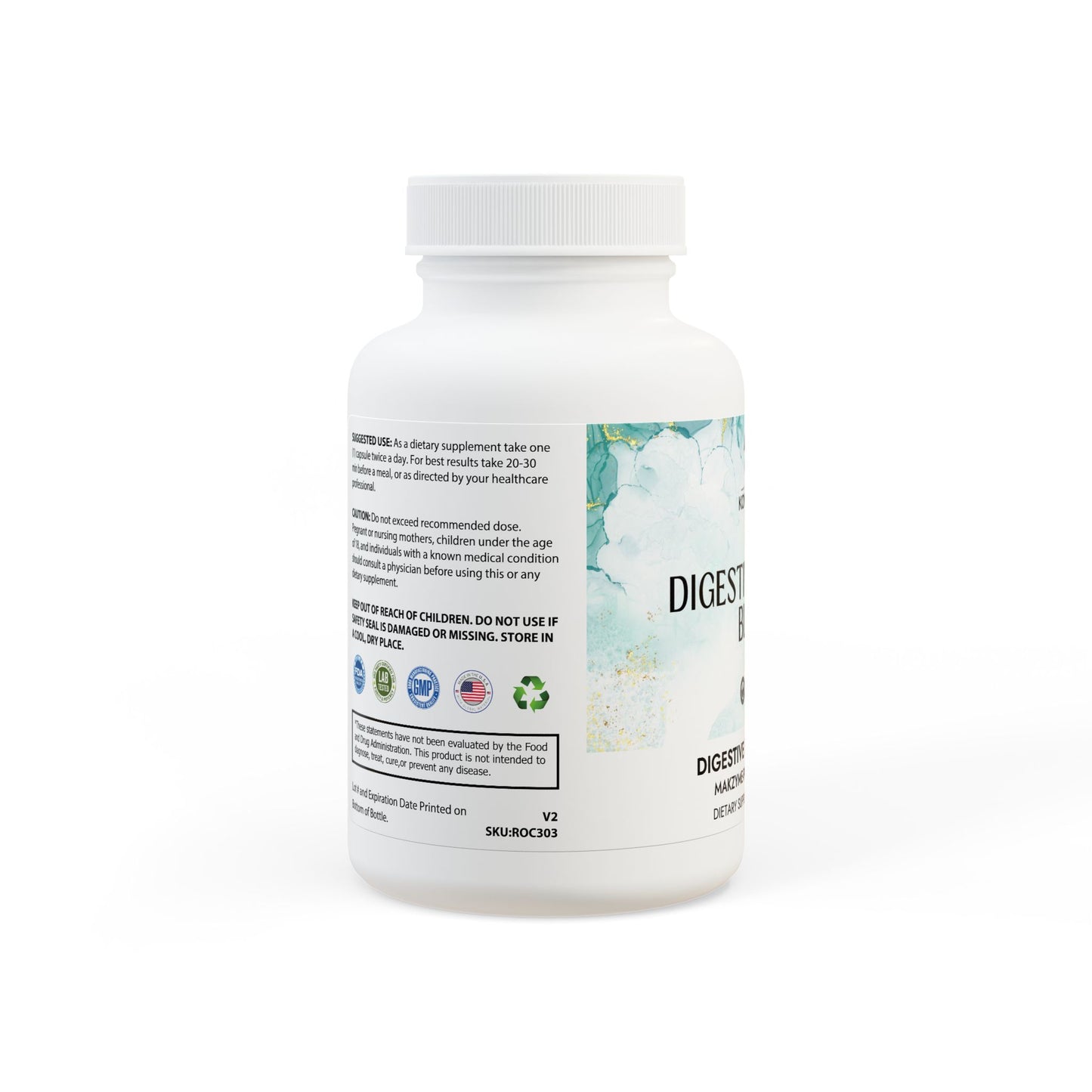 Digestive Enzyme Blend Supplement (60 Capsules)