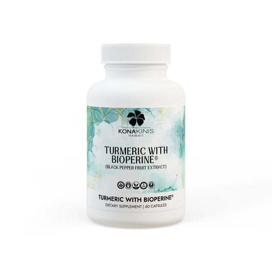 Turmeric with BioPerine® (Black Pepper Fruit Extract) Supplement (60 Capsules)