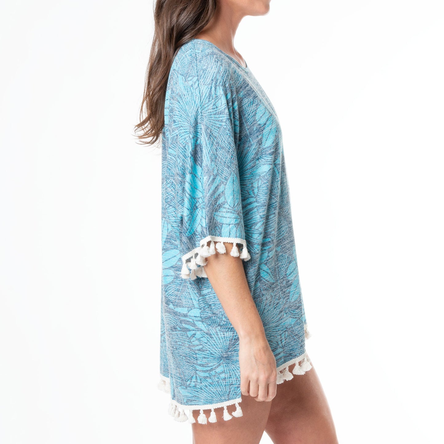 Elsie One Size Fringe Swimsuit Cover Up