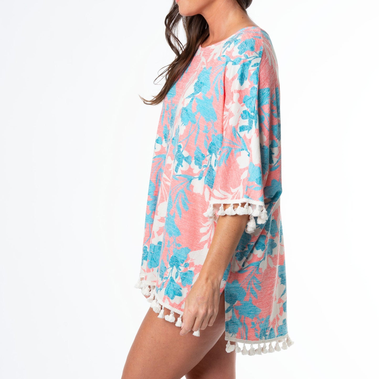 Elsie One Size Fringe Swimsuit Cover Up