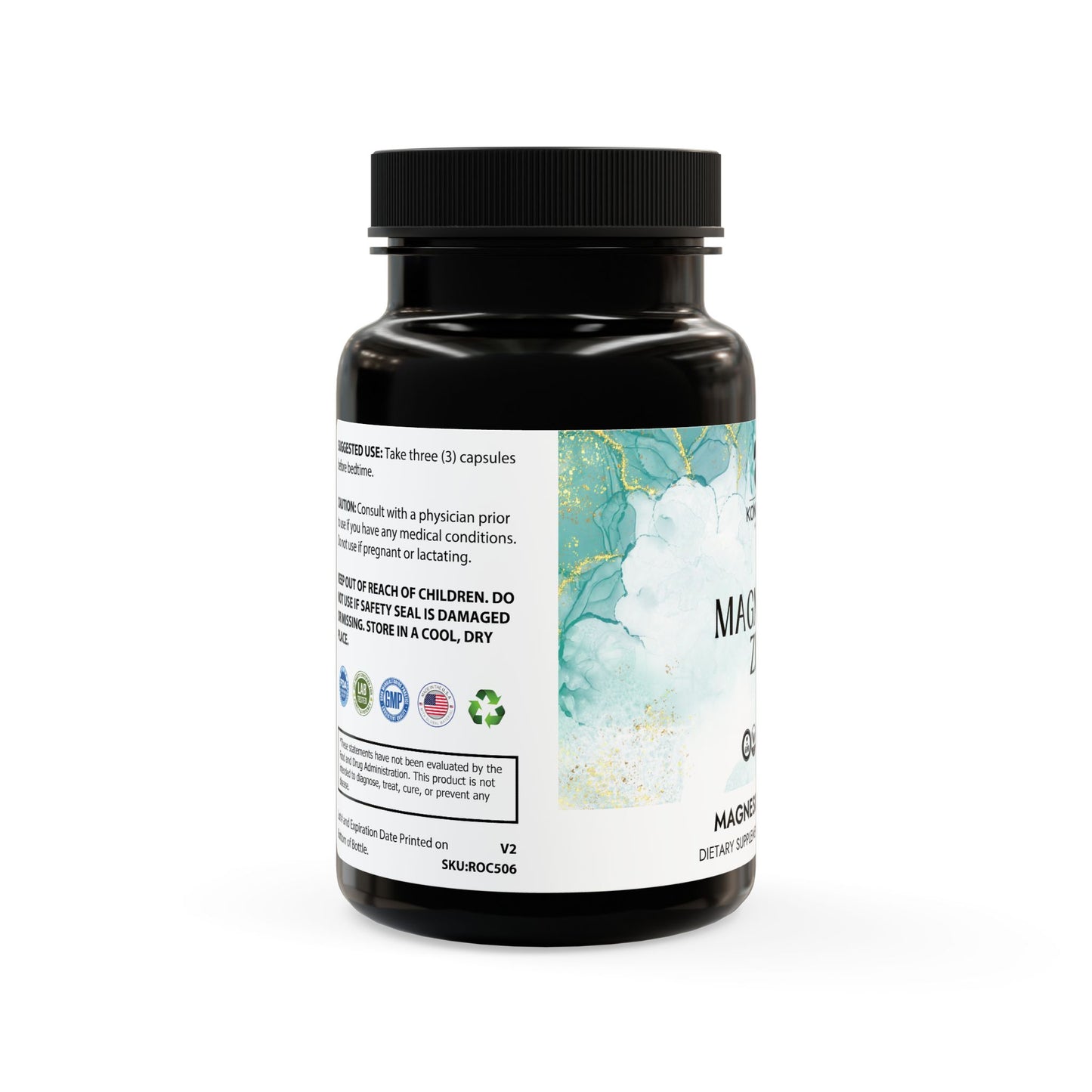 Magnesium Zinc Supplement (90 Capsules)
