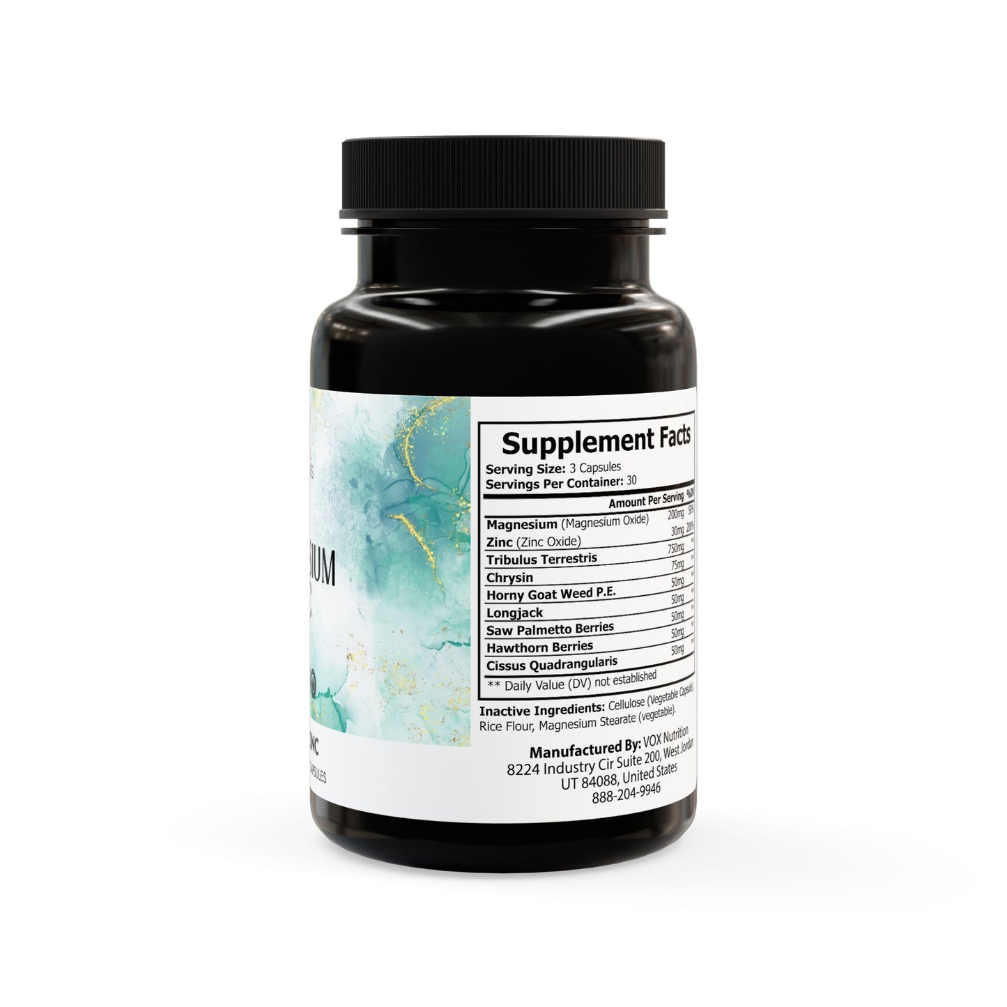 Magnesium Zinc Supplement (90 Capsules)