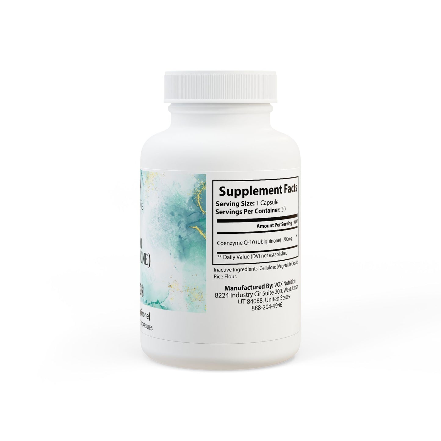 CoQ10 (Ubiquinone) Supplement (30 Capsules)
