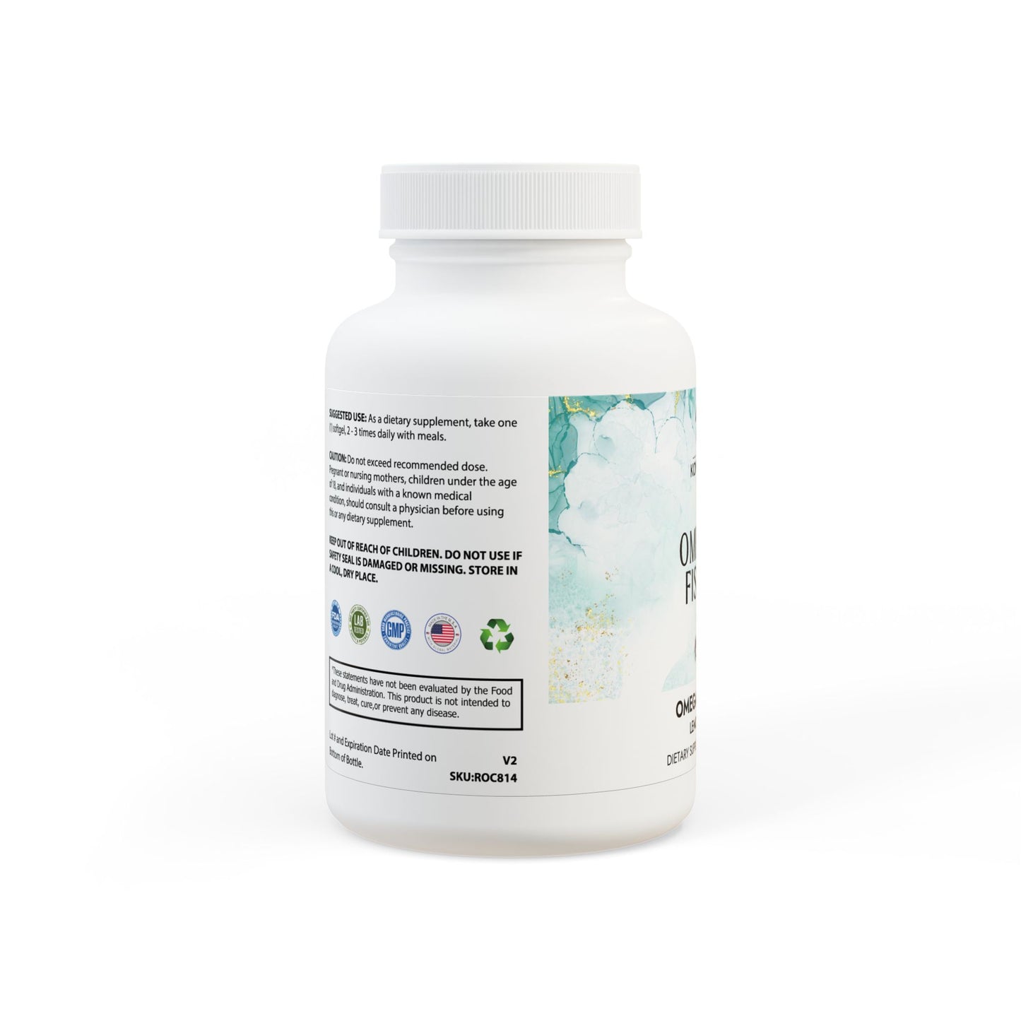 Omega 3 Fish Oil Supplement (60 Softgels)