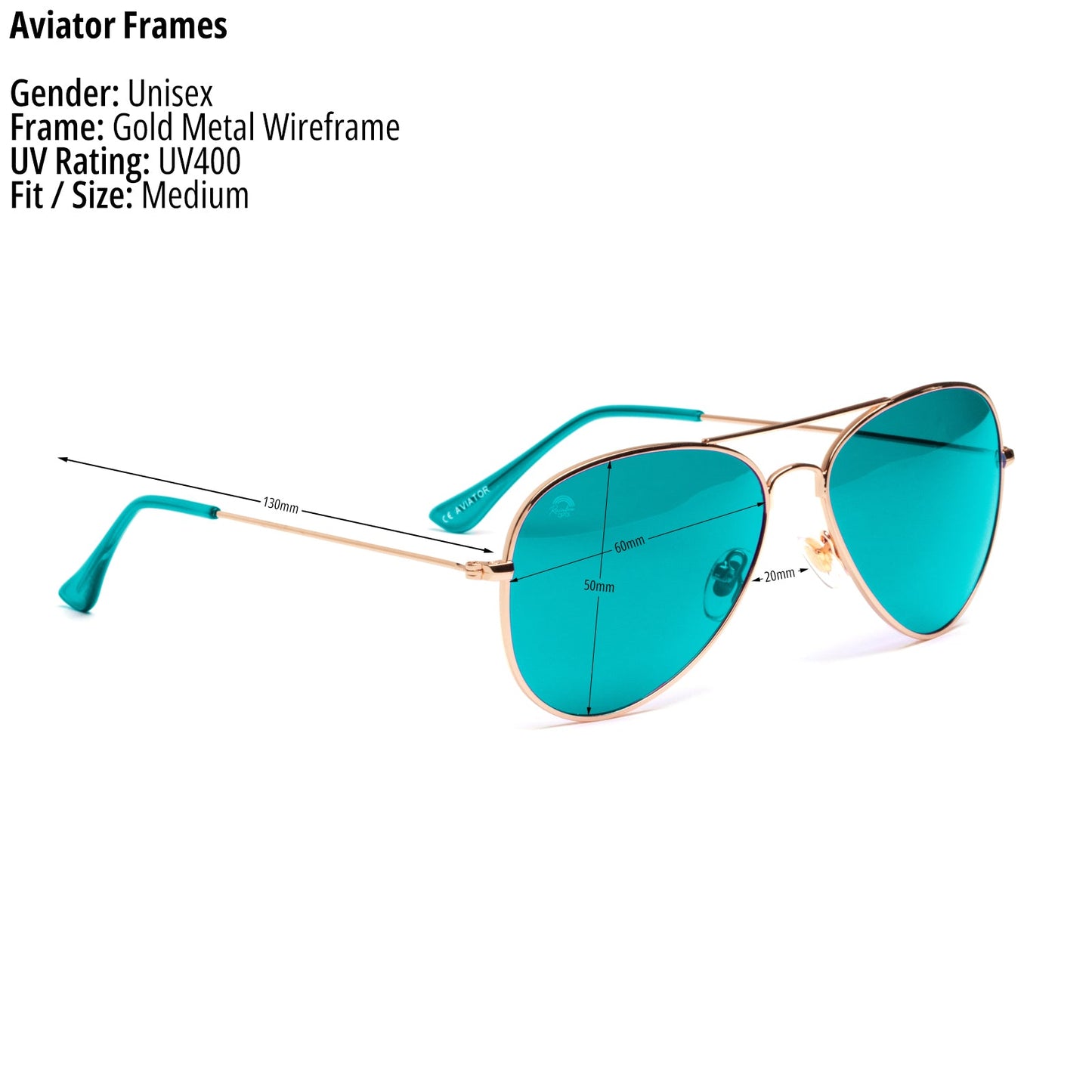 Aqua - Aviator Sunglasses