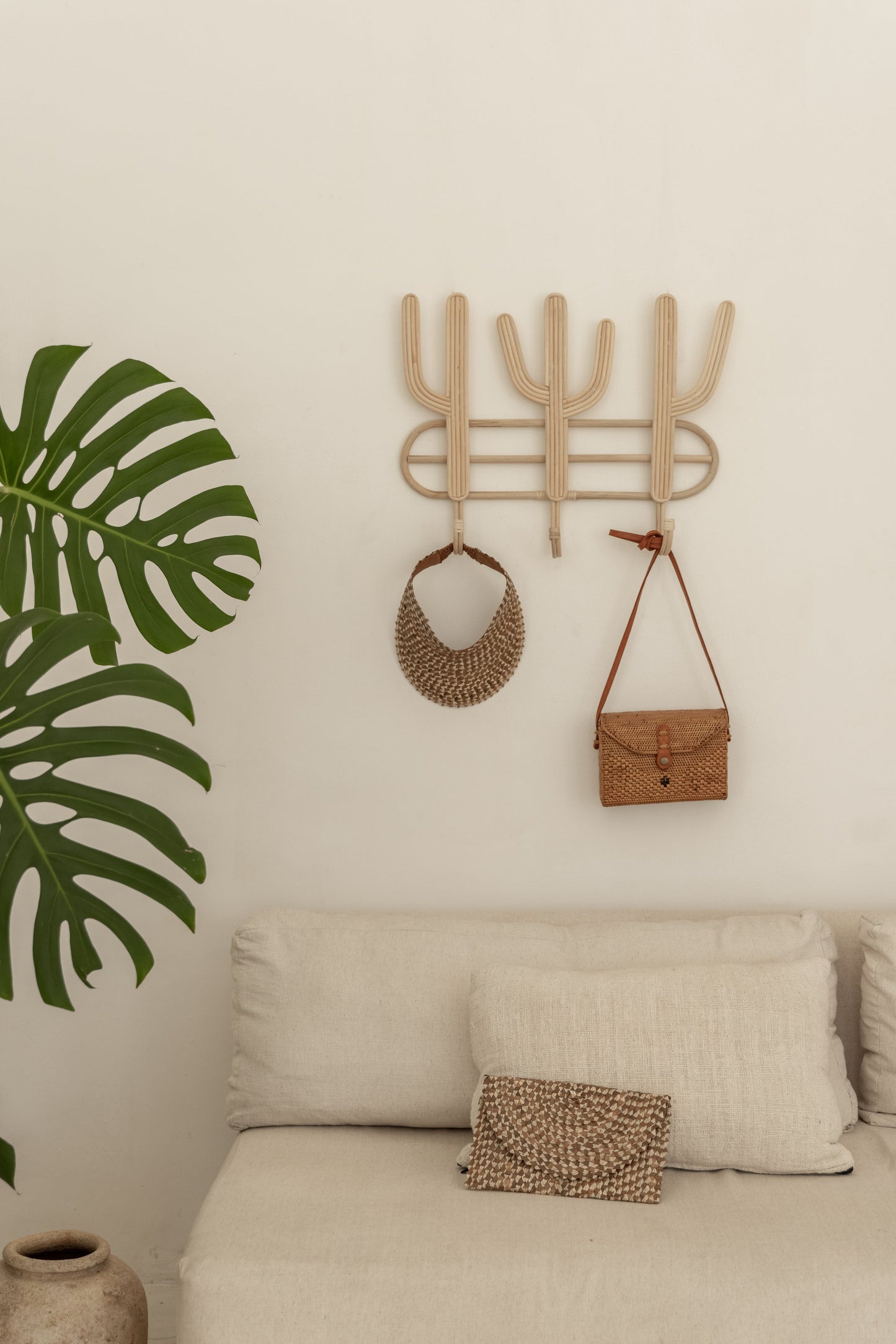 Ombre Rattan Sun Visors