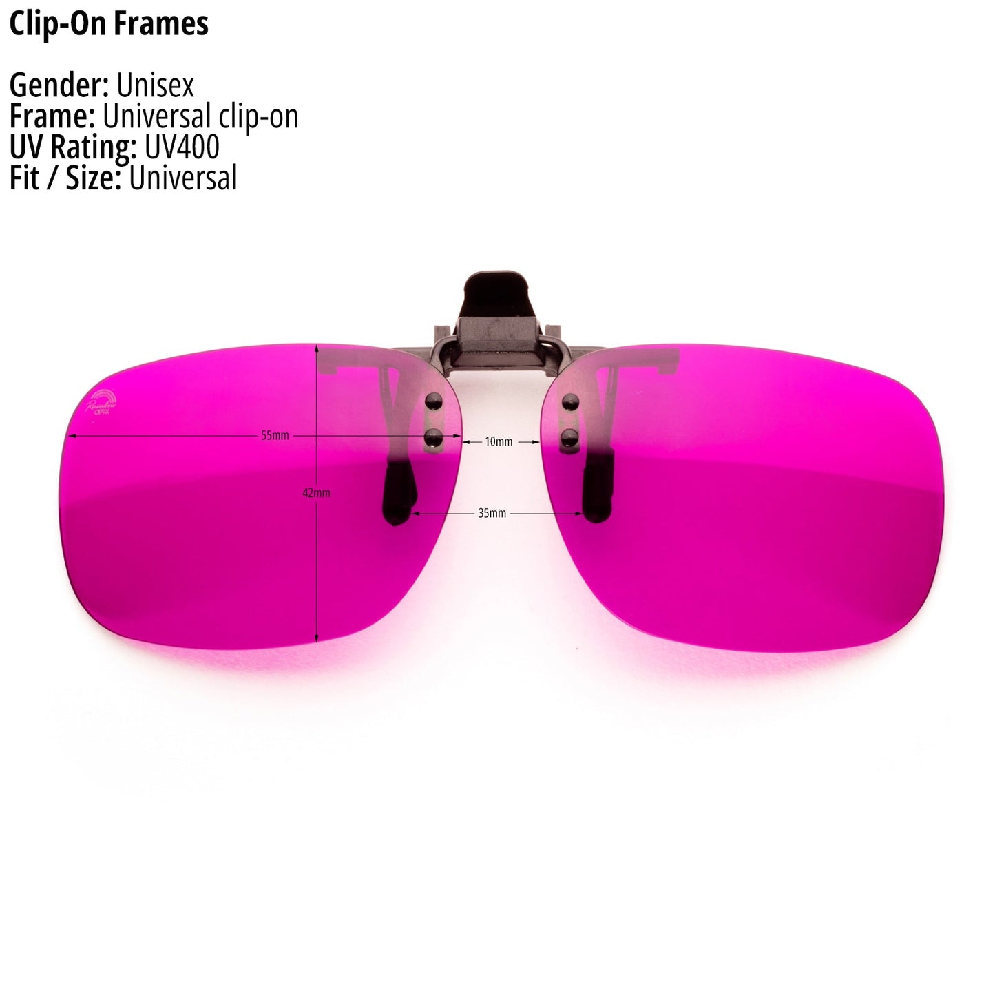 Magenta - Clip-On Lenses