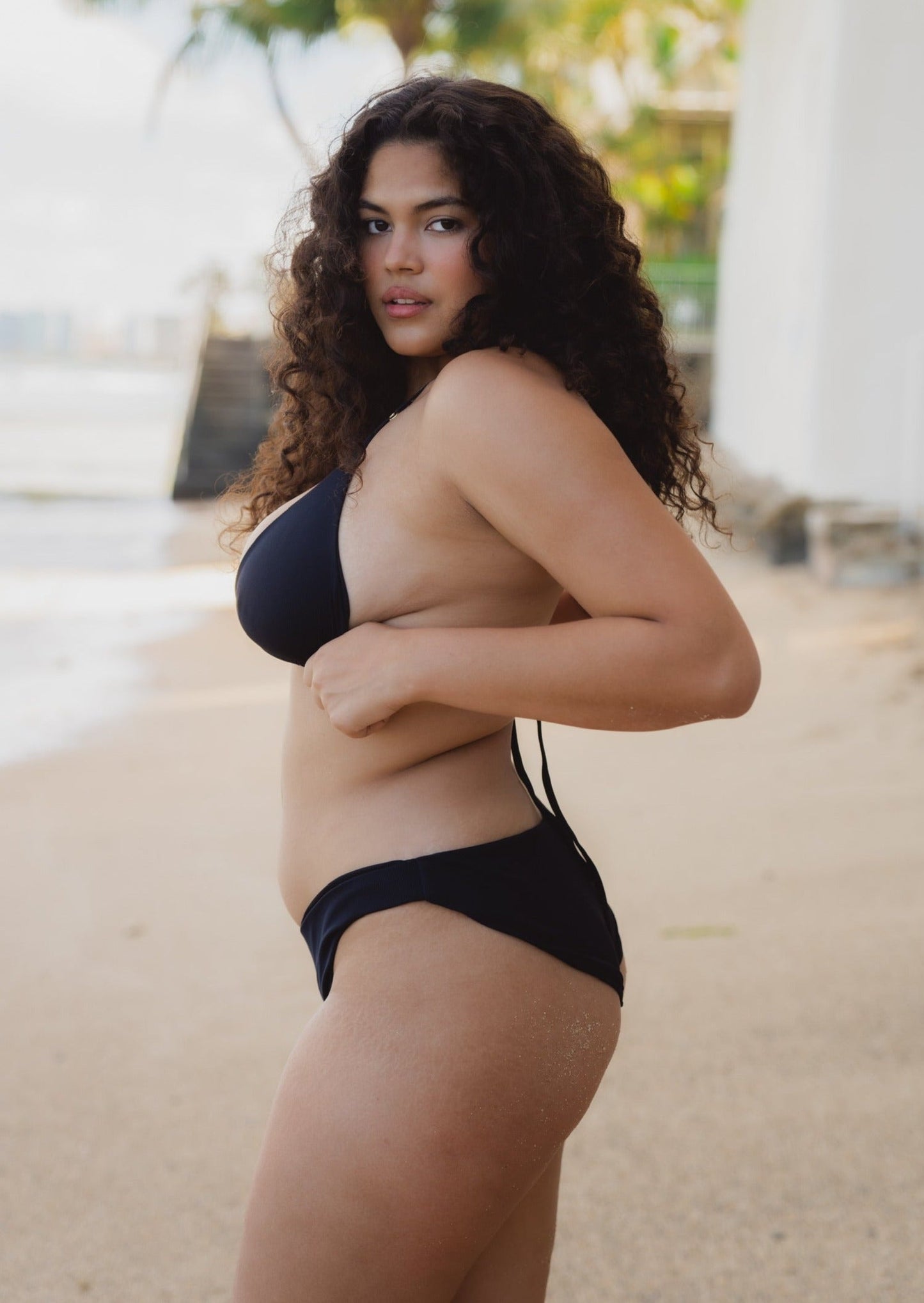 Cheeky Bottom X Black Eco-Rib