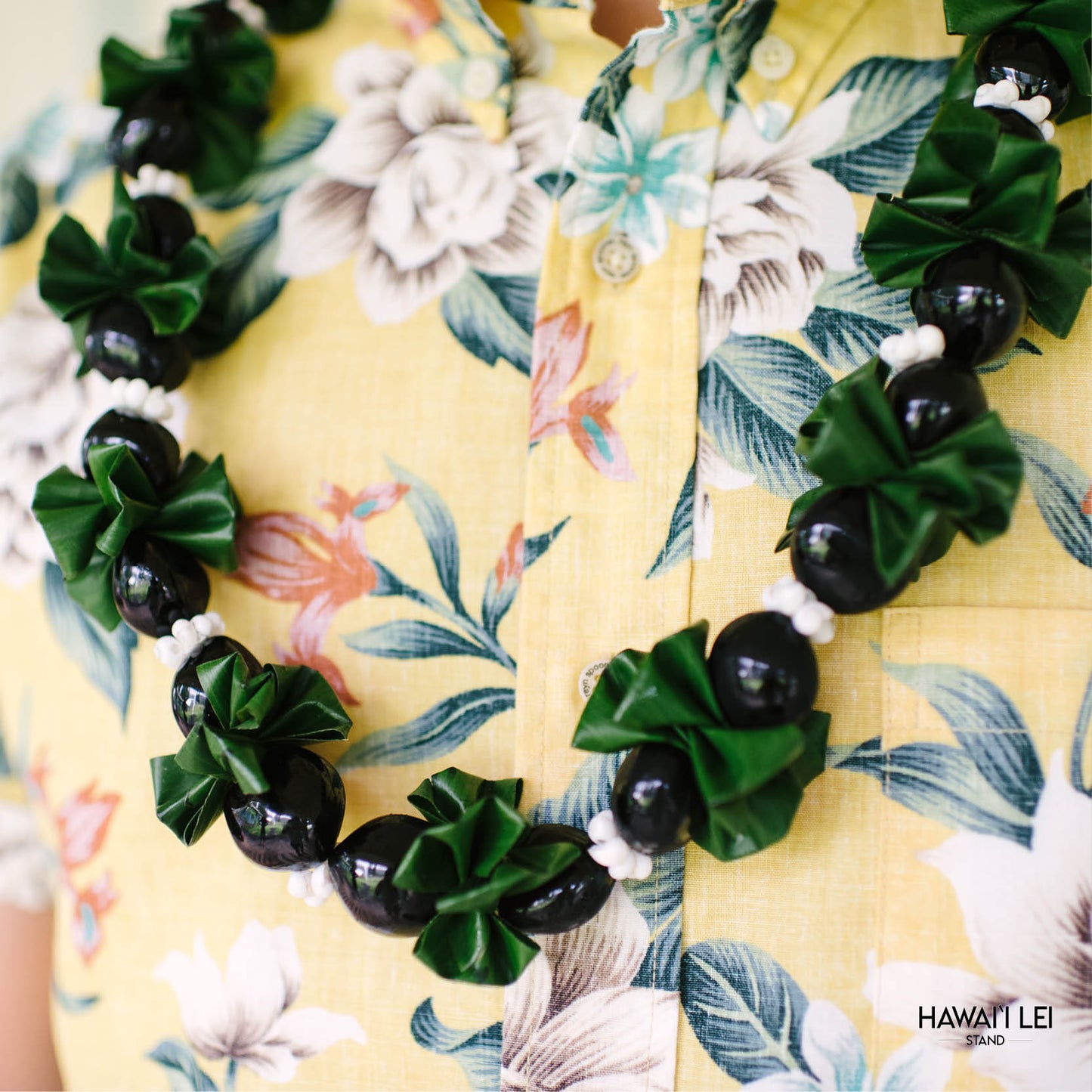 Kukui Nut (Ti Leaf) Lei