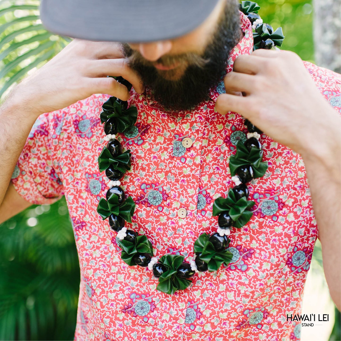 Kukui Nut (Ti Leaf) Lei