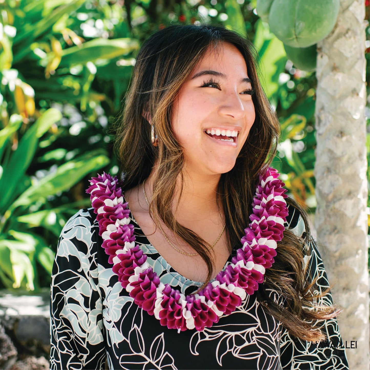 Spiral Orchid Lei (Fusion) (Pattern Varies)