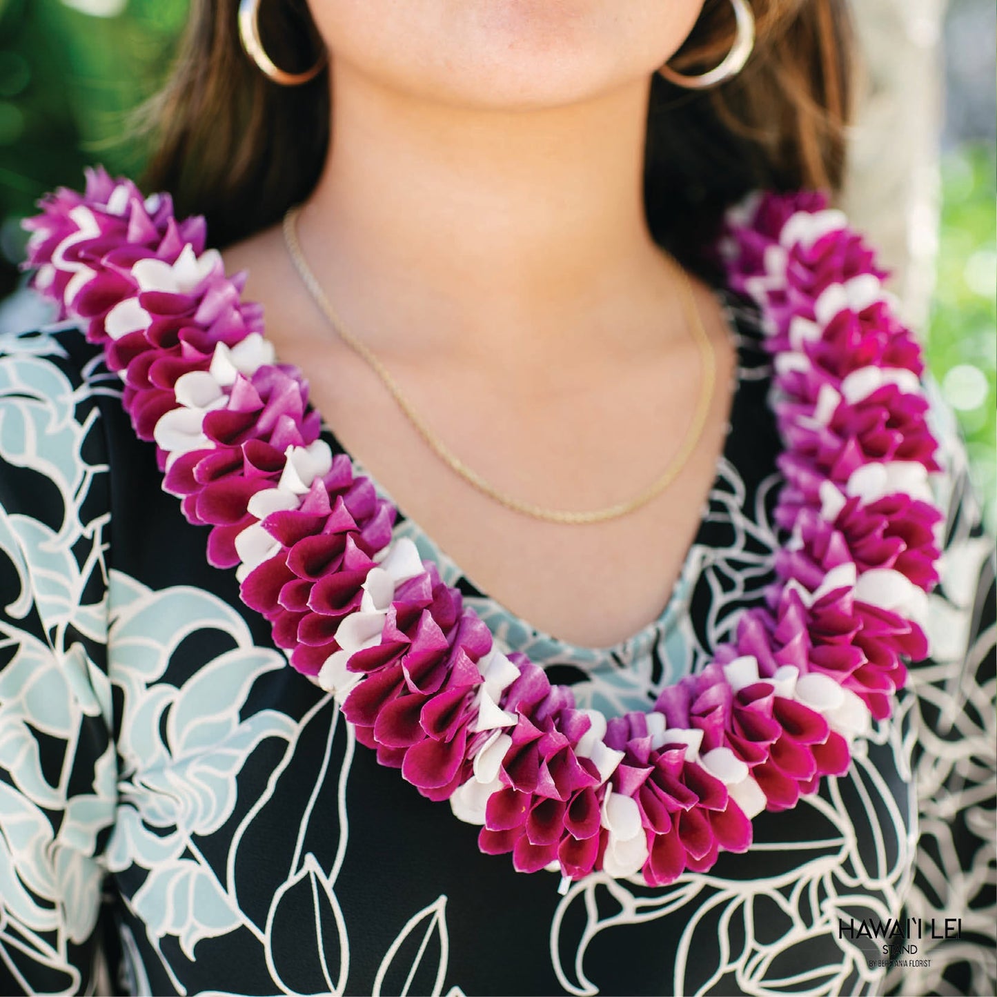 Spiral Orchid Lei (Fusion) (Pattern Varies)