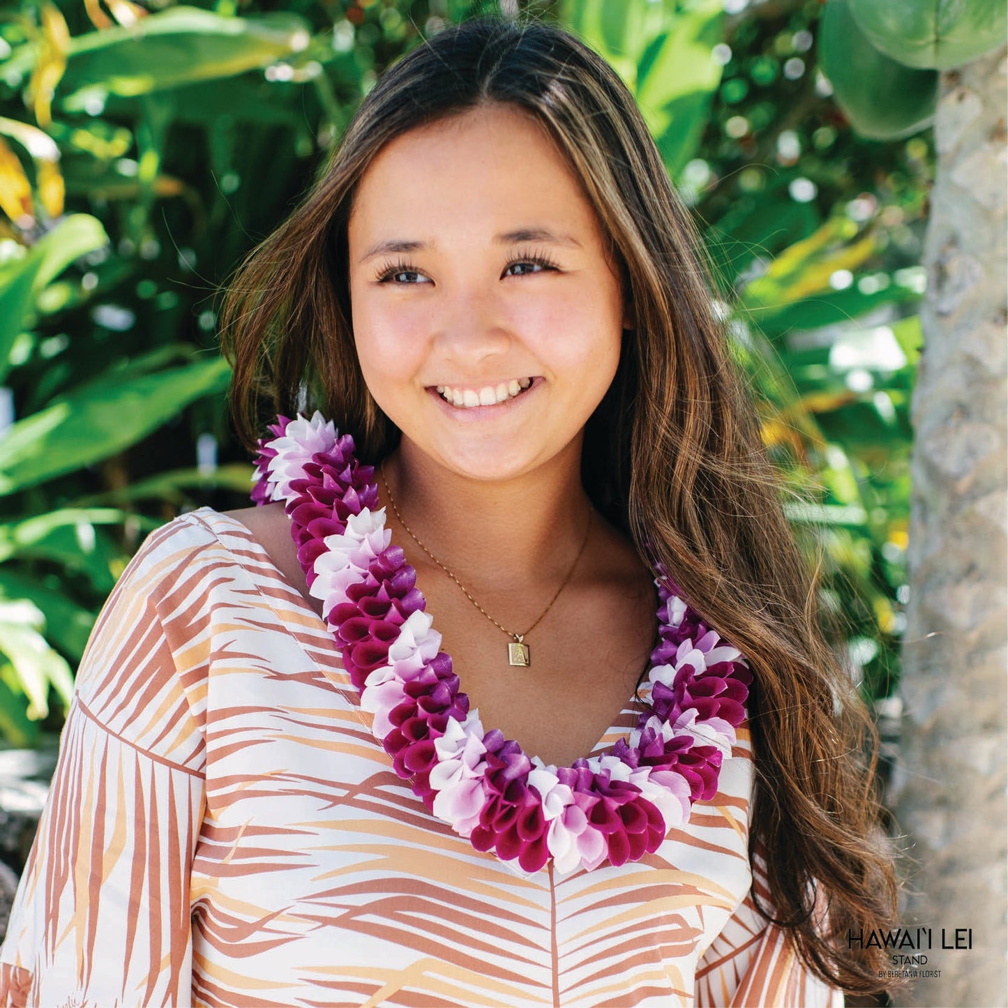 Spiral Orchid Lei (Fusion) (Pattern Varies)