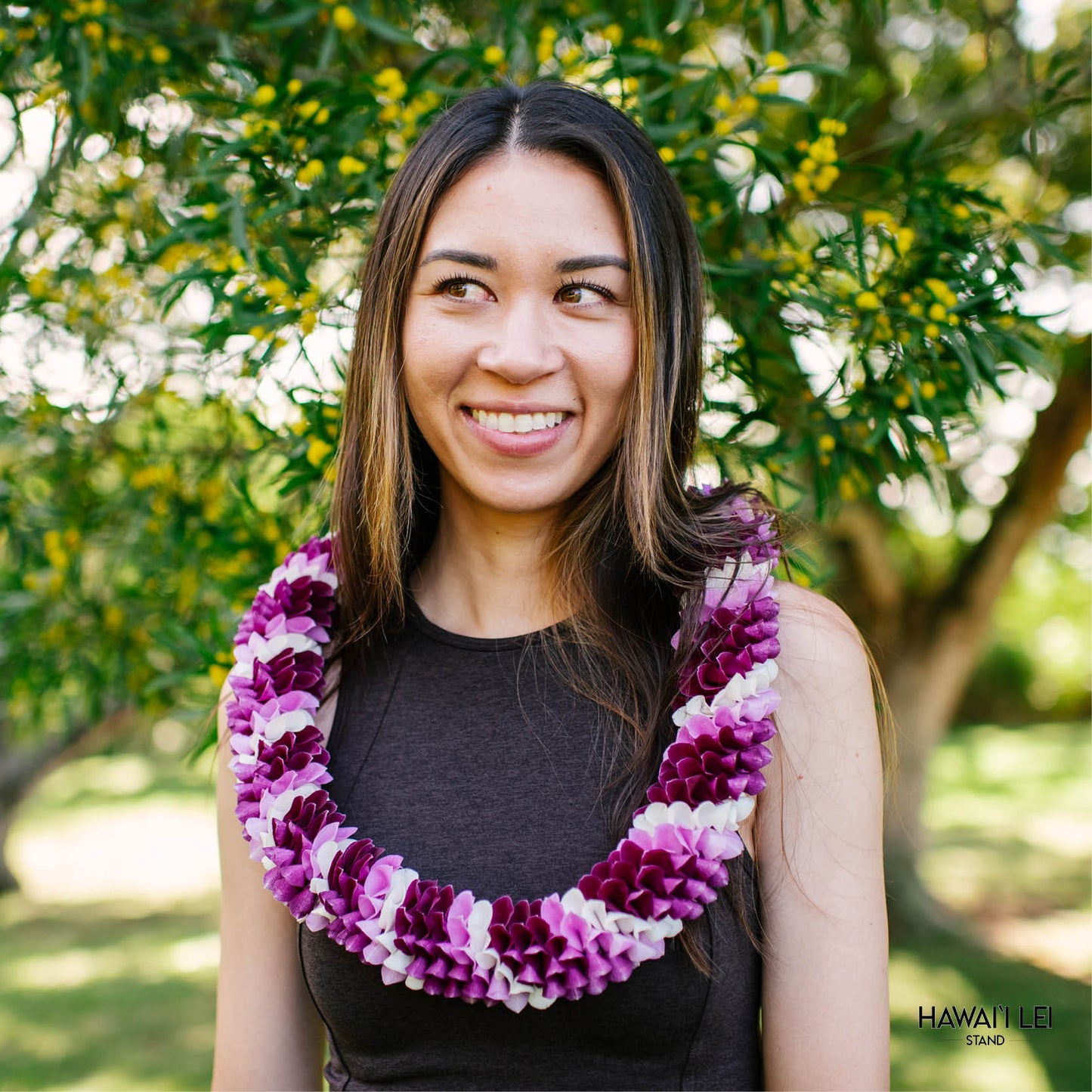 Spiral Orchid Lei (Fusion) (Pattern Varies)