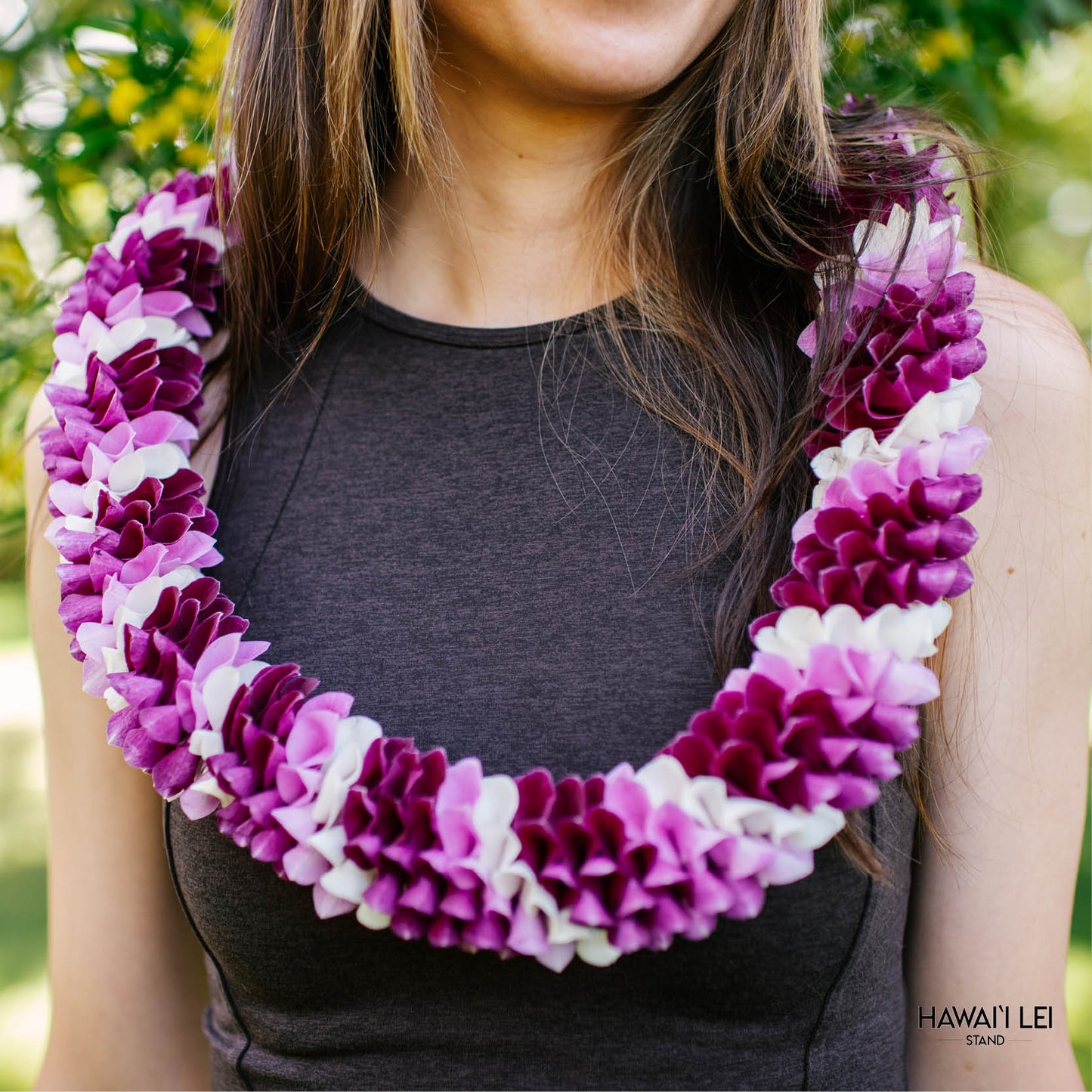 Spiral Orchid Lei (Fusion) (Pattern Varies)