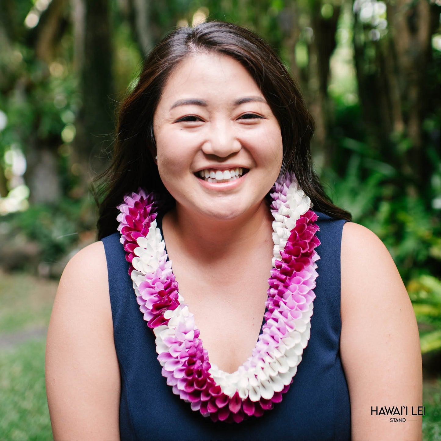 Spiral Orchid Lei (Fusion) (Pattern Varies)