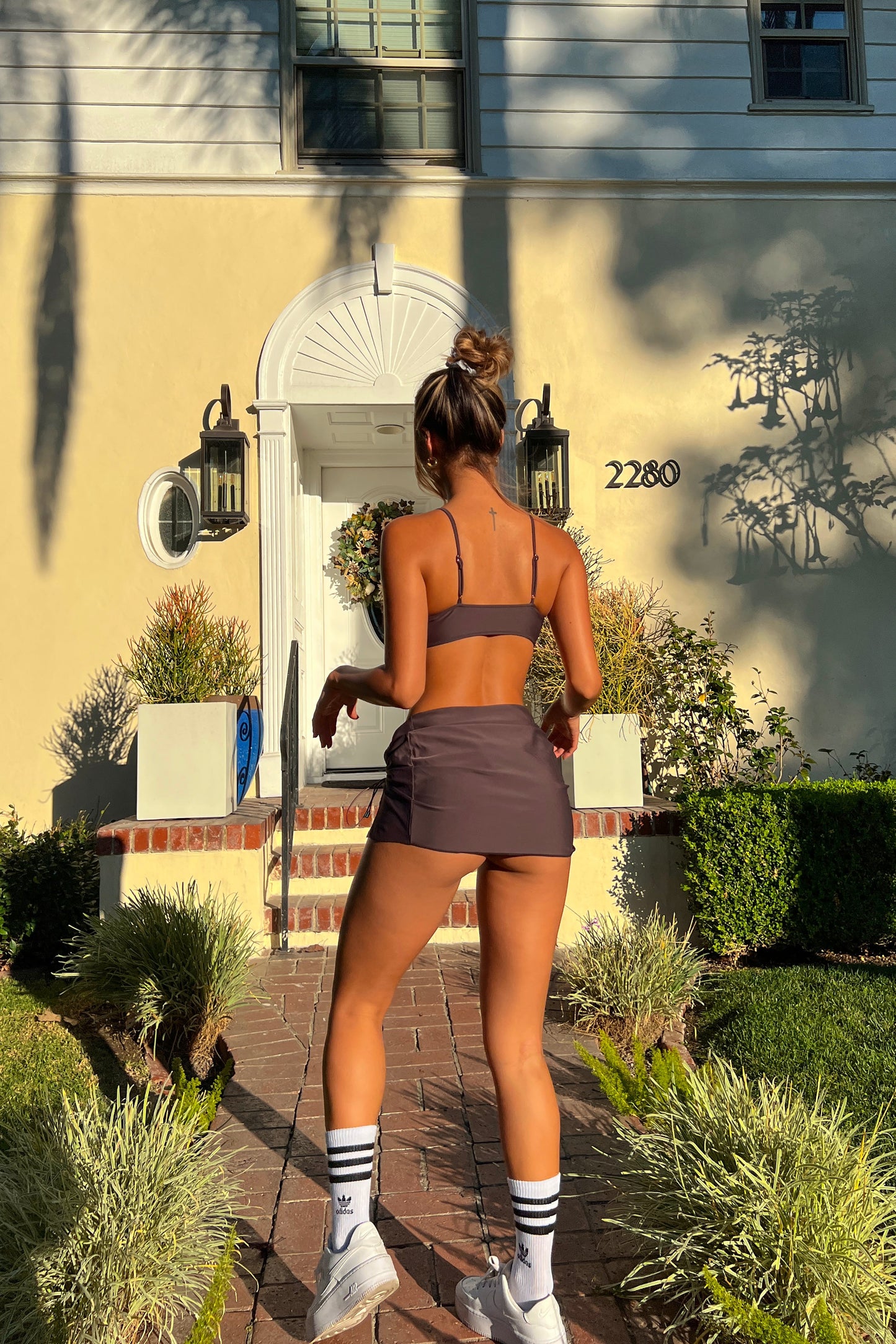 Brynlee in Chocolate Brown Top