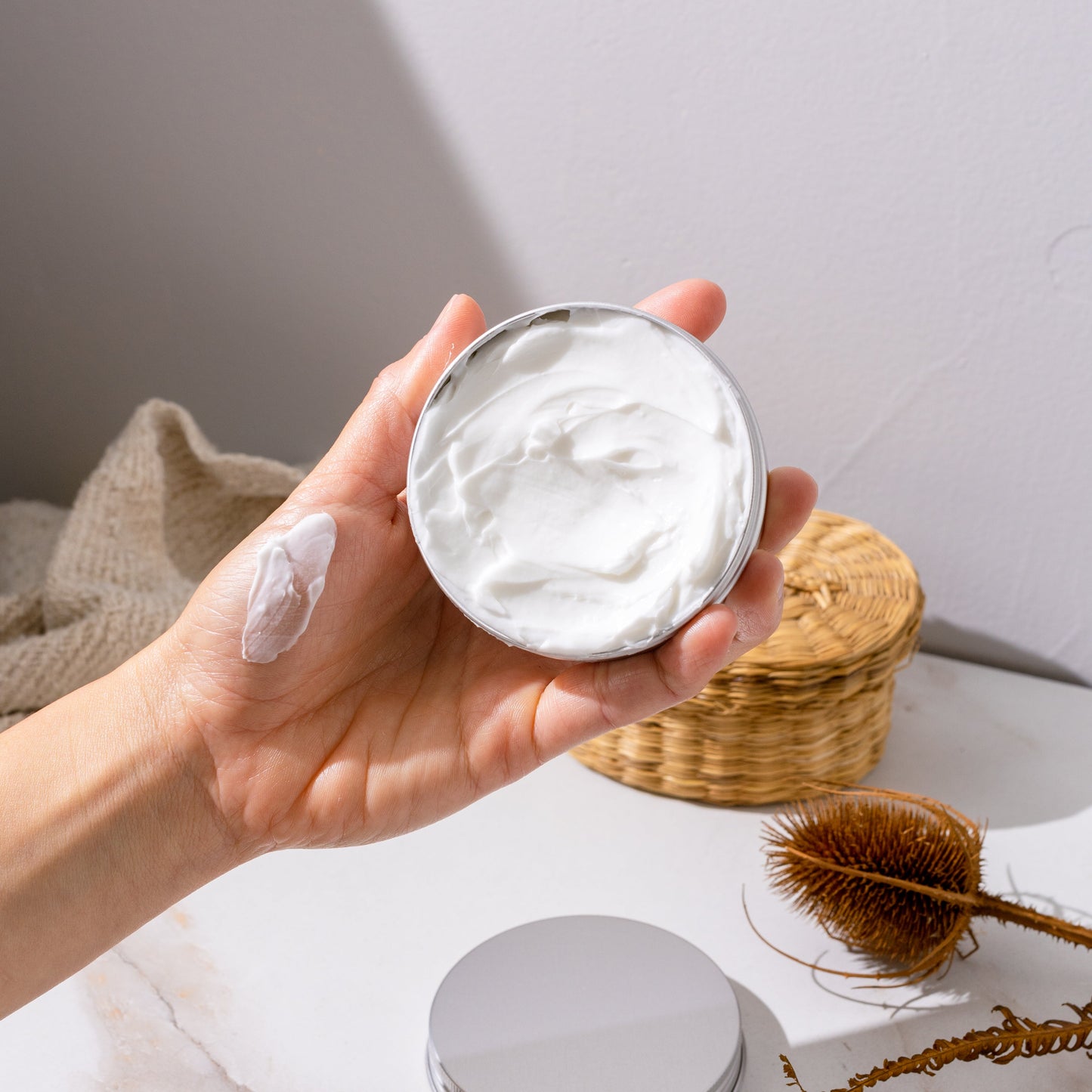 Zero Waste Body Butter - Sunshine Scent, 4oz, Deeply Nourishing, Moisturizing