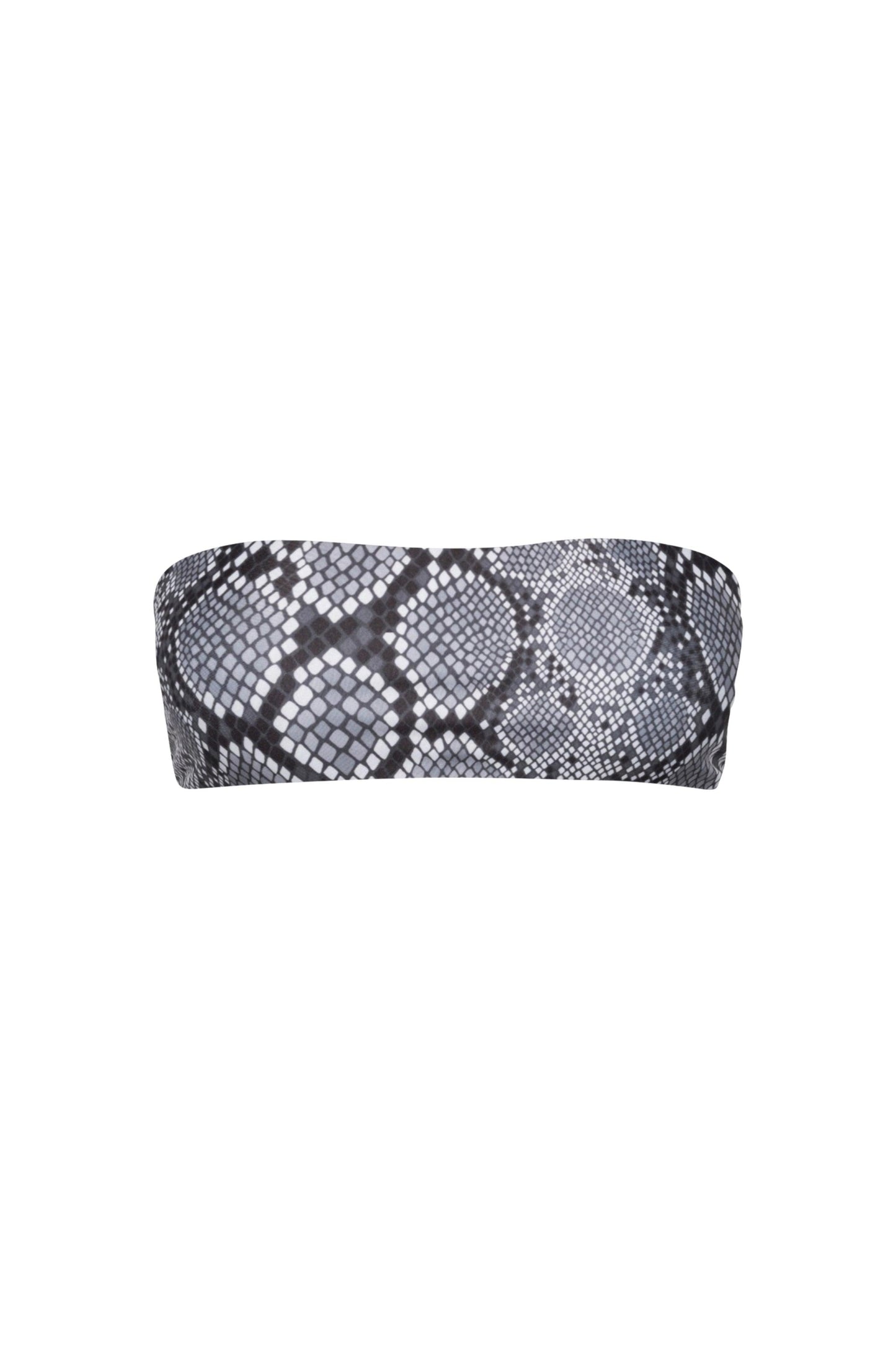 Santorini Seamless Bandeau Bikini Top Snake