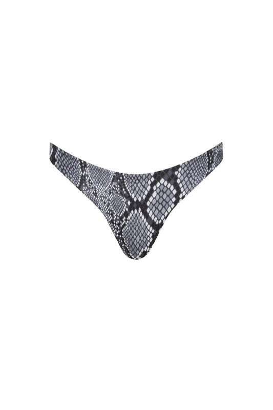 Santorini Seamless Cheeky Bikini Bottom Snake