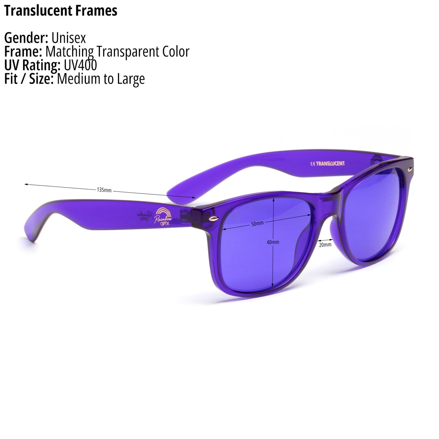 Indigo - Translucent Sunglasses