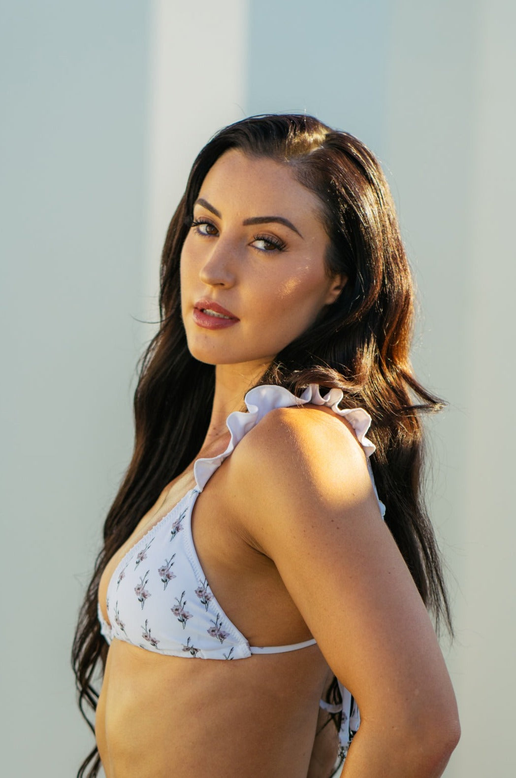 Twila in White Floral Top