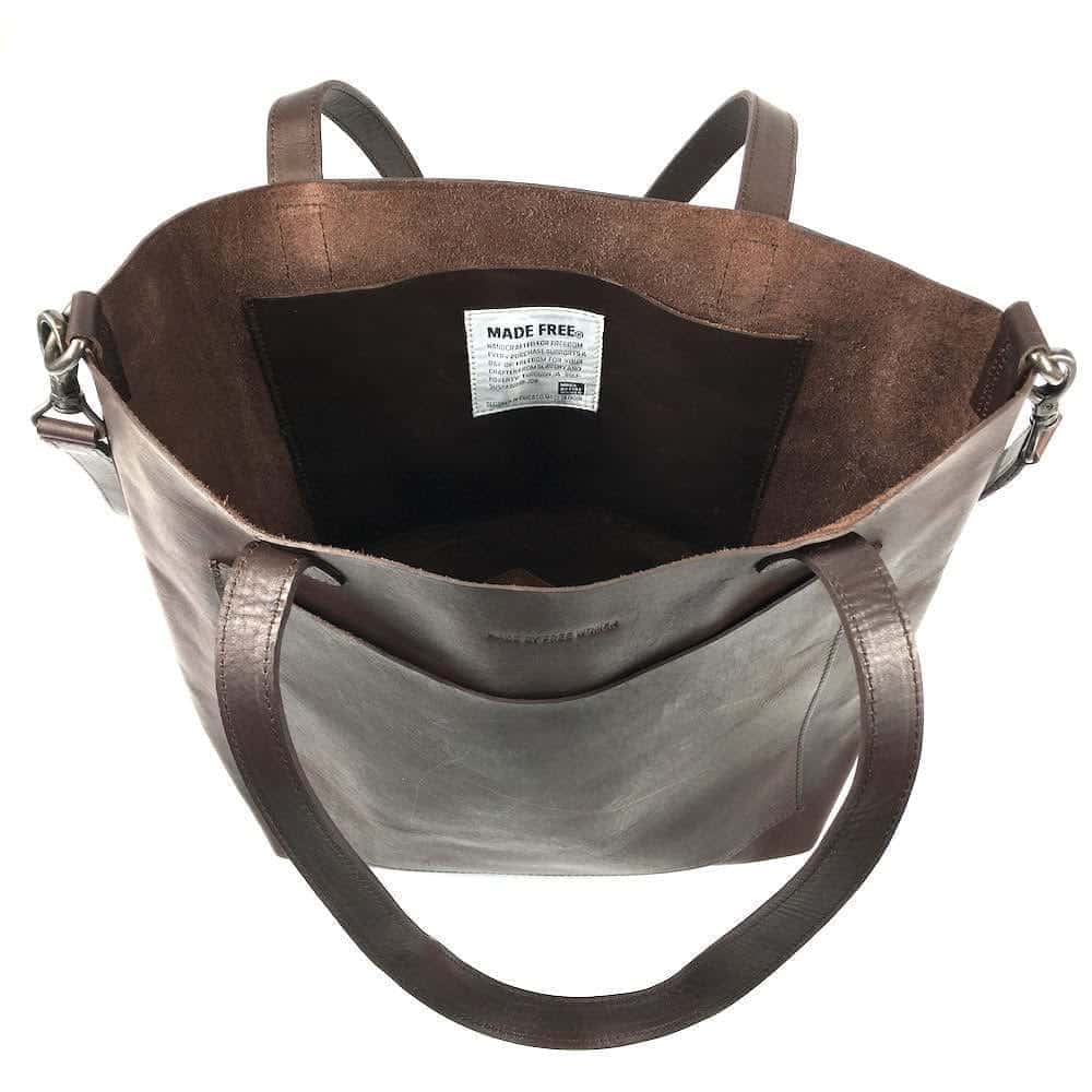 Day Tote Leather Medium Brown