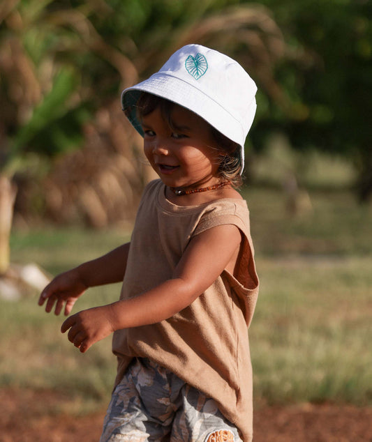 Keiki Reversible Bucket Hat - Teal kalo
