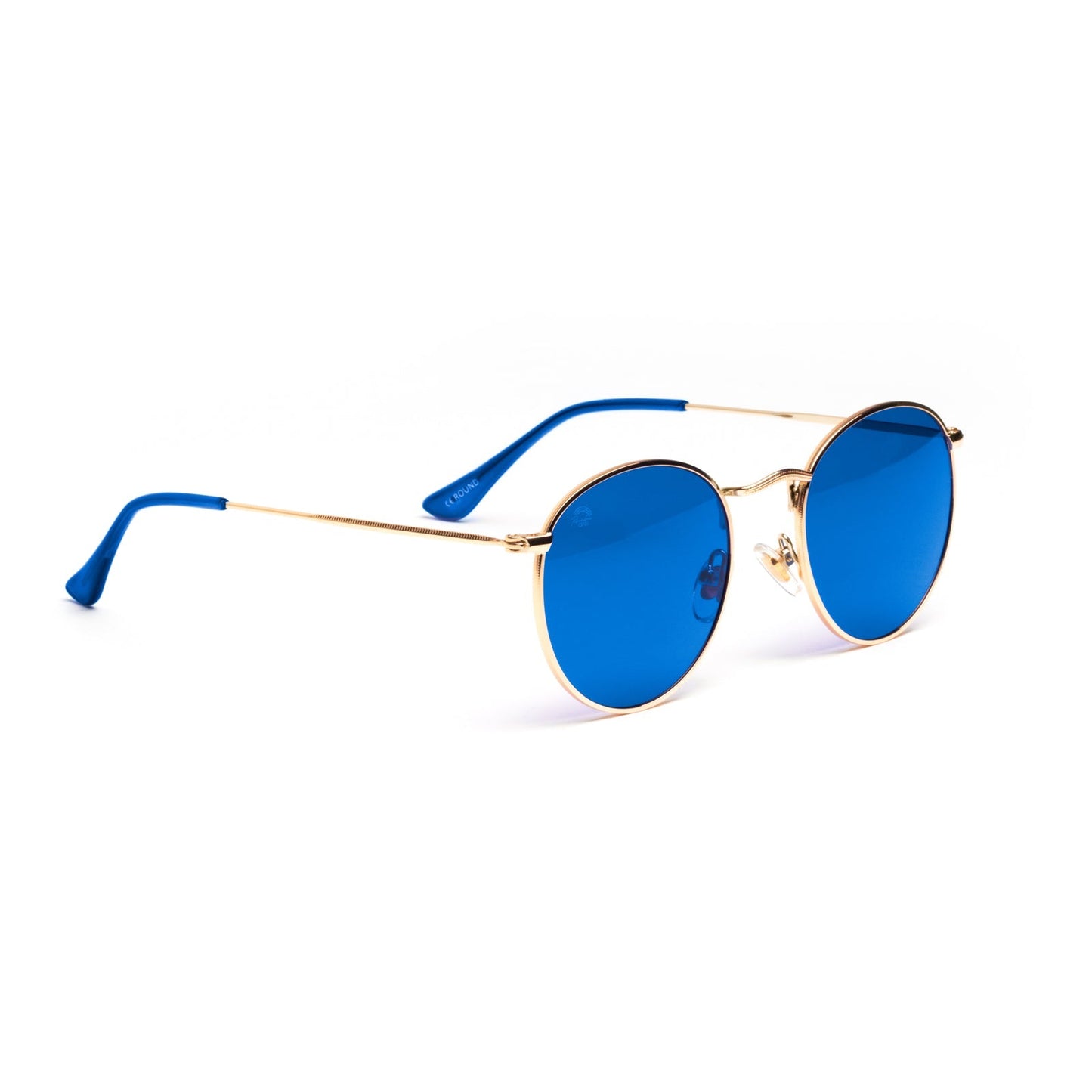 Blue - Round Sunglasses