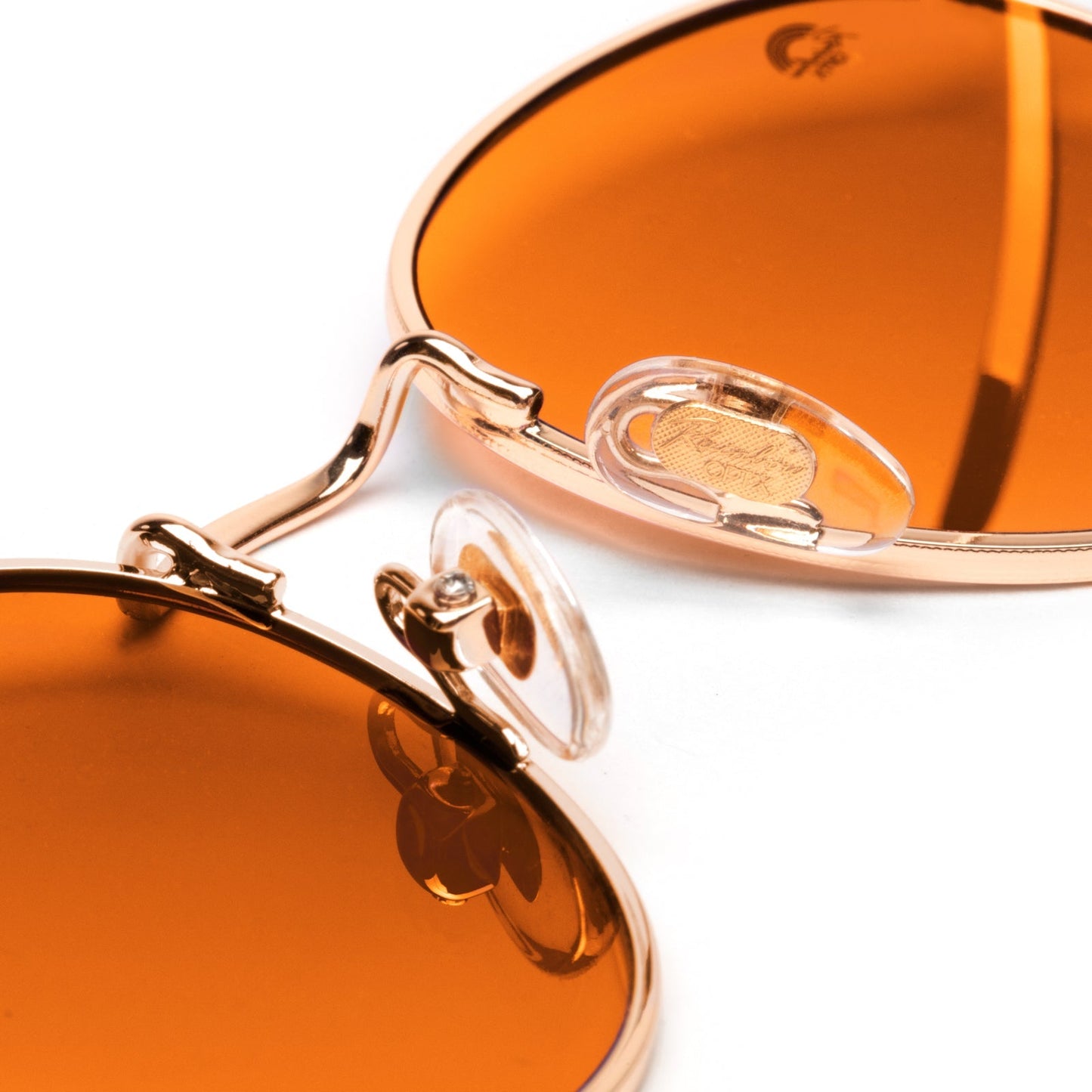 Orange - Round Sunglasses