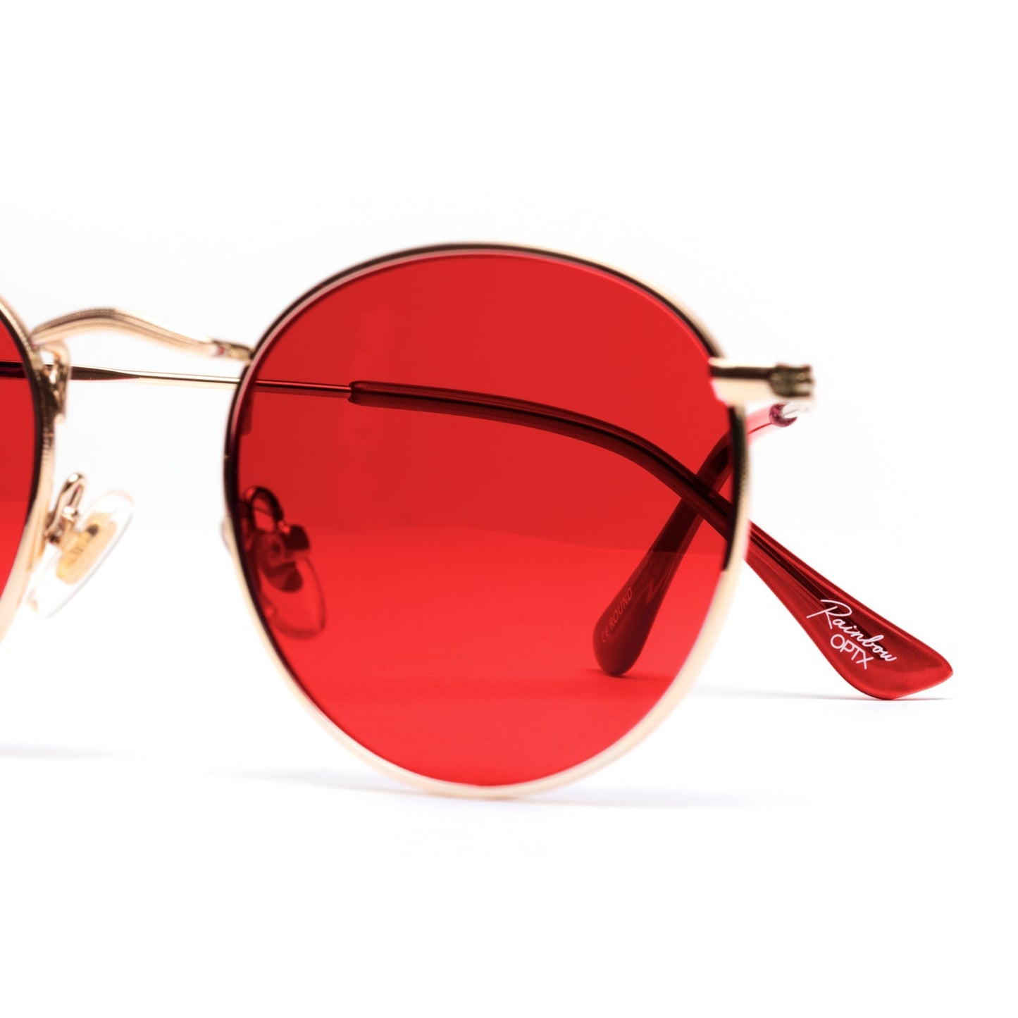 Red - Round Sunglasses