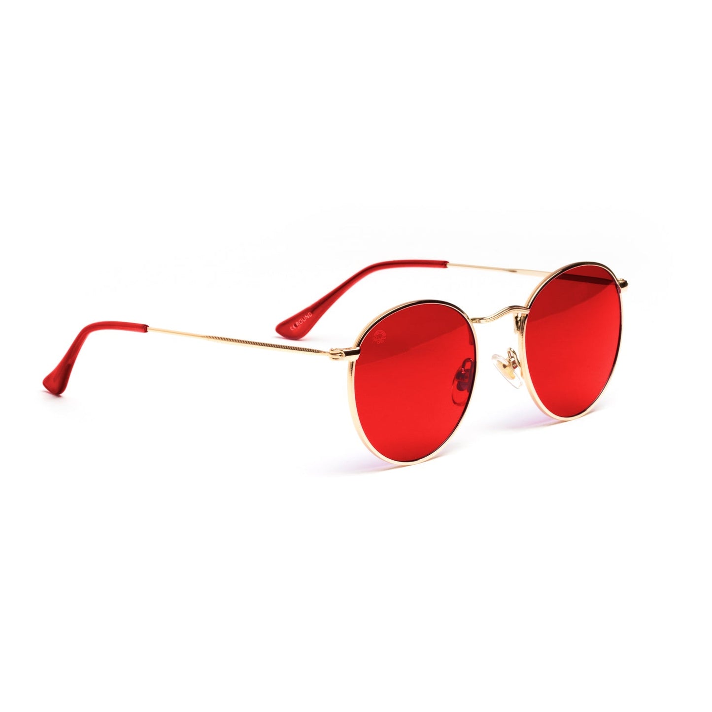 Red - Round Sunglasses
