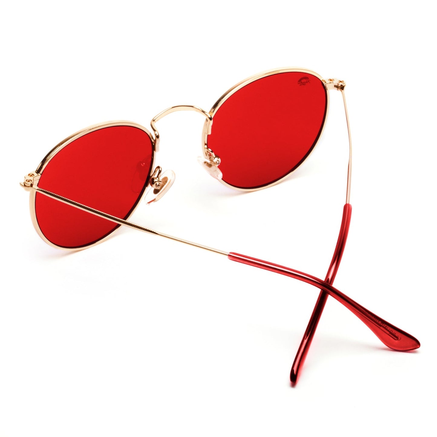 Red - Round Sunglasses