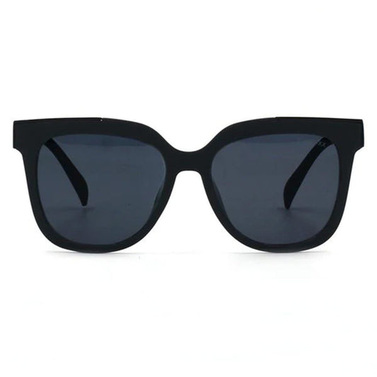 Coco - Sustainable Black Frame Black Lens Wayfarer Sunglasses