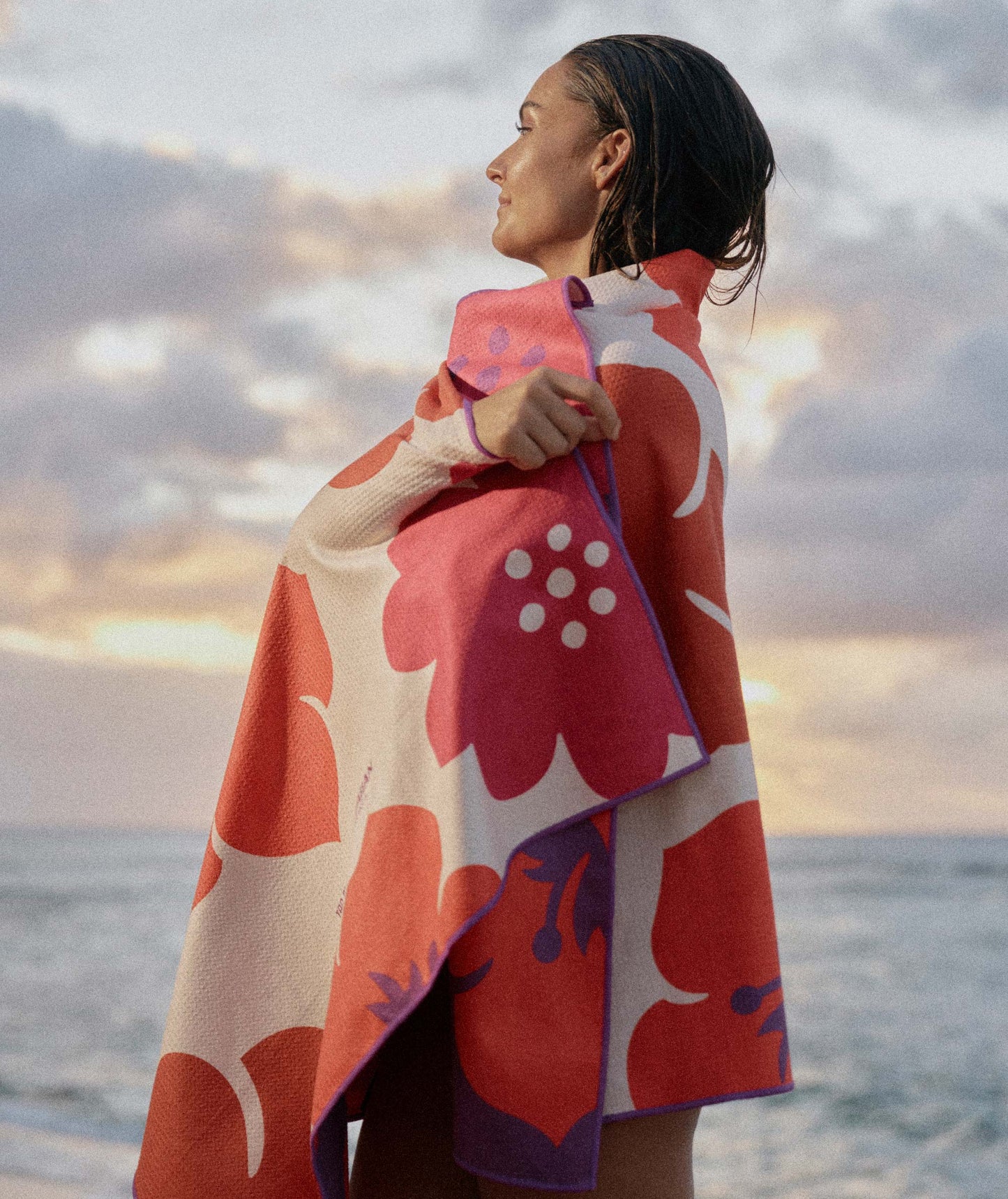 Beach Towel - Aloalo with Hawaiian Airlines