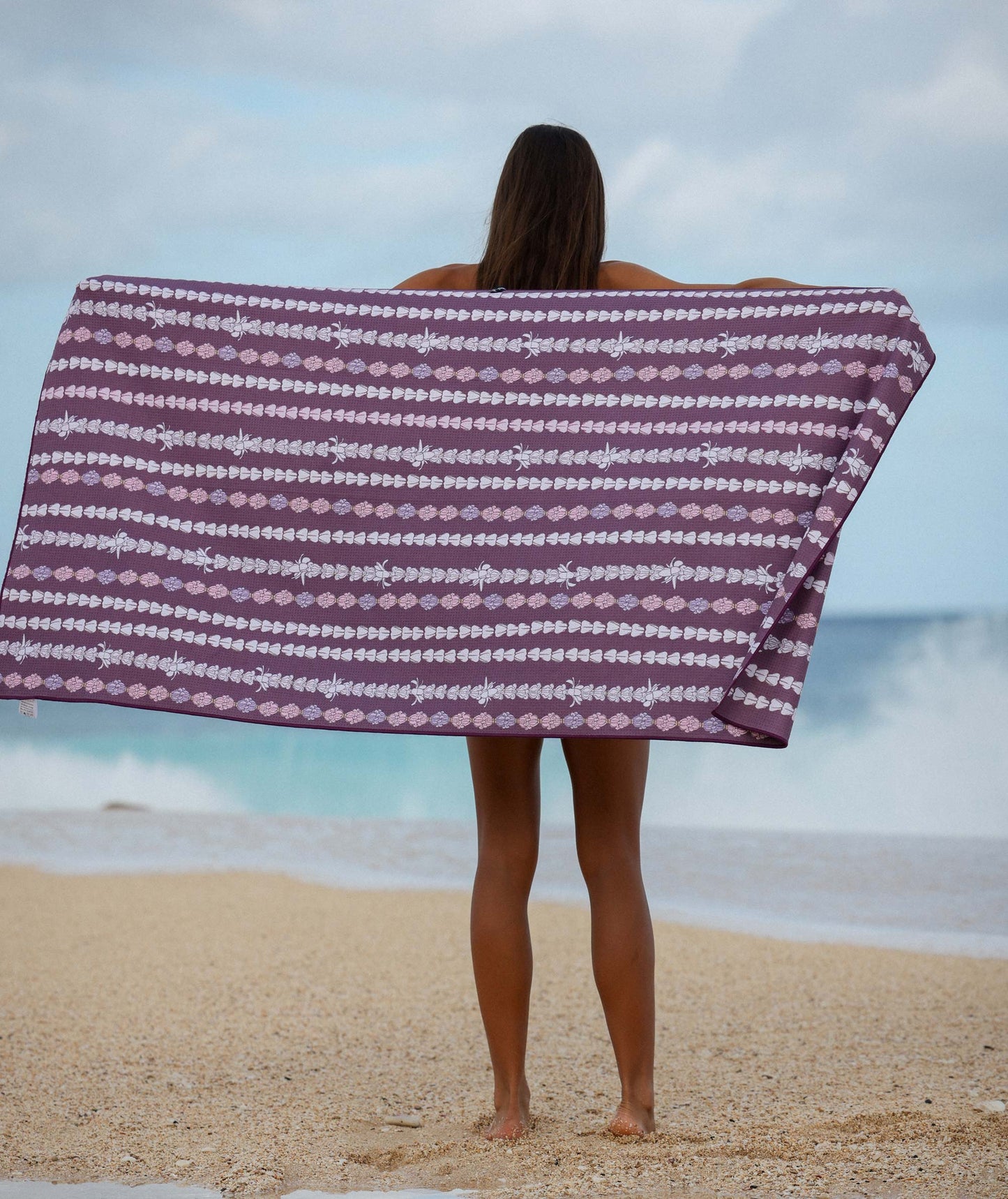 Beach Towel - Crown Flower