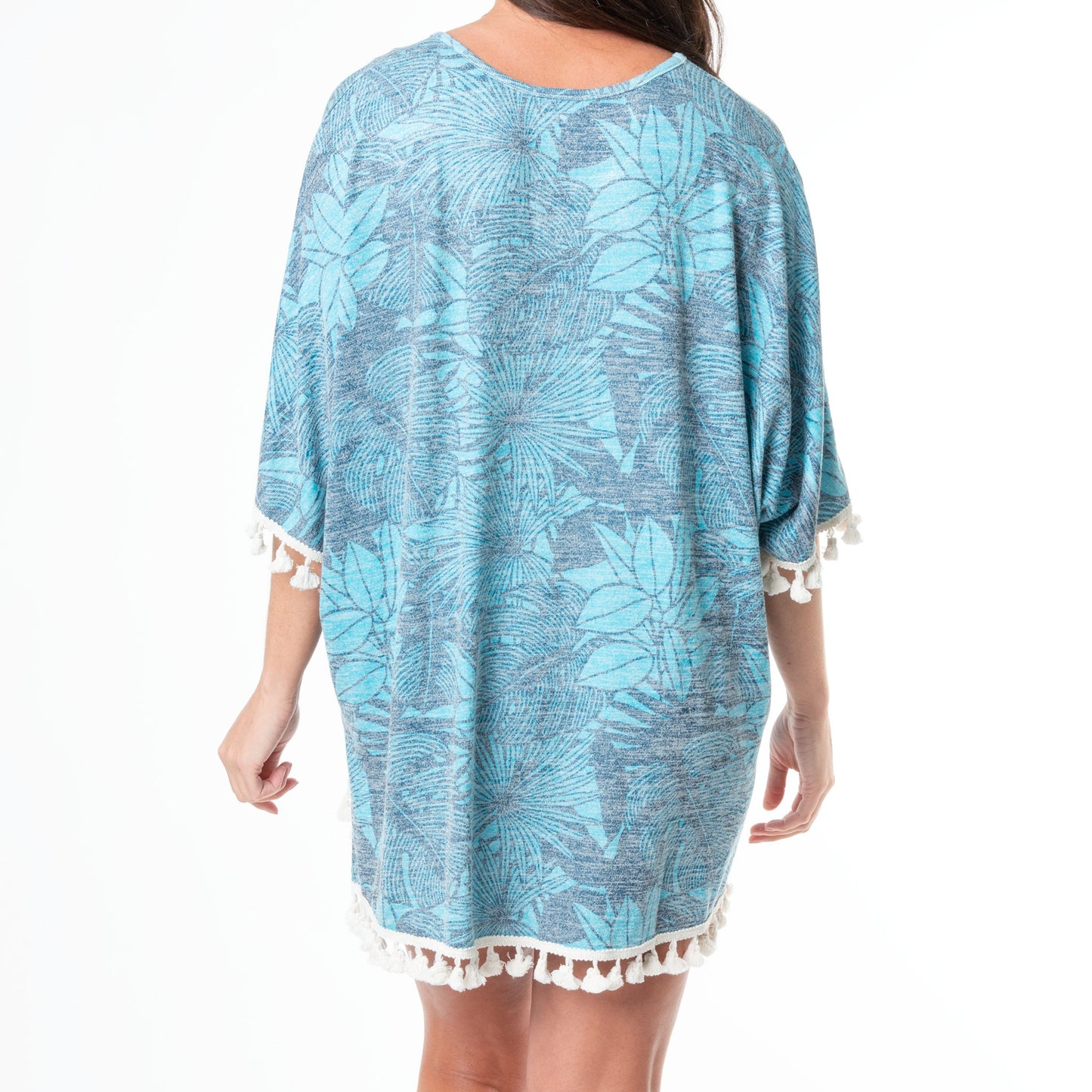 Elsie One Size Fringe Swimsuit Cover Up