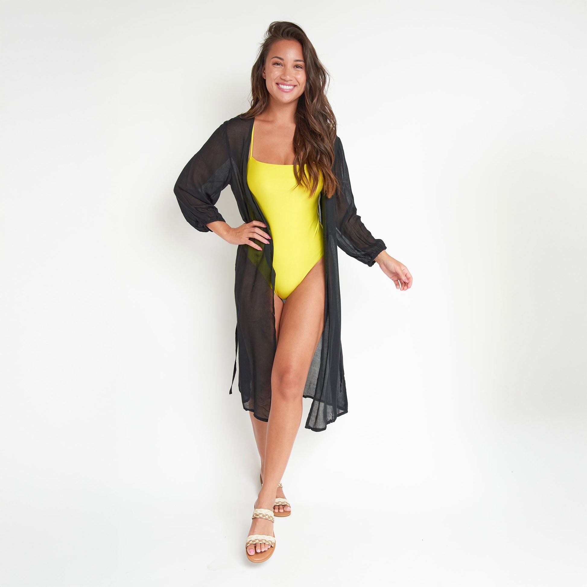 black tie beach dress Black Beach Crochet Tie Back Maxi Dress