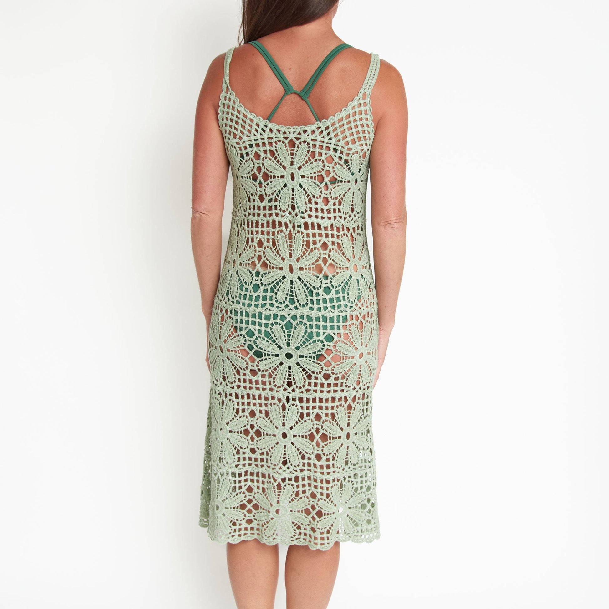 Nova Crochet Swim Cover Up Beach Dress Kona Kinis Nova Crochet Swim Cover Up Beach Dress Kona Kinis