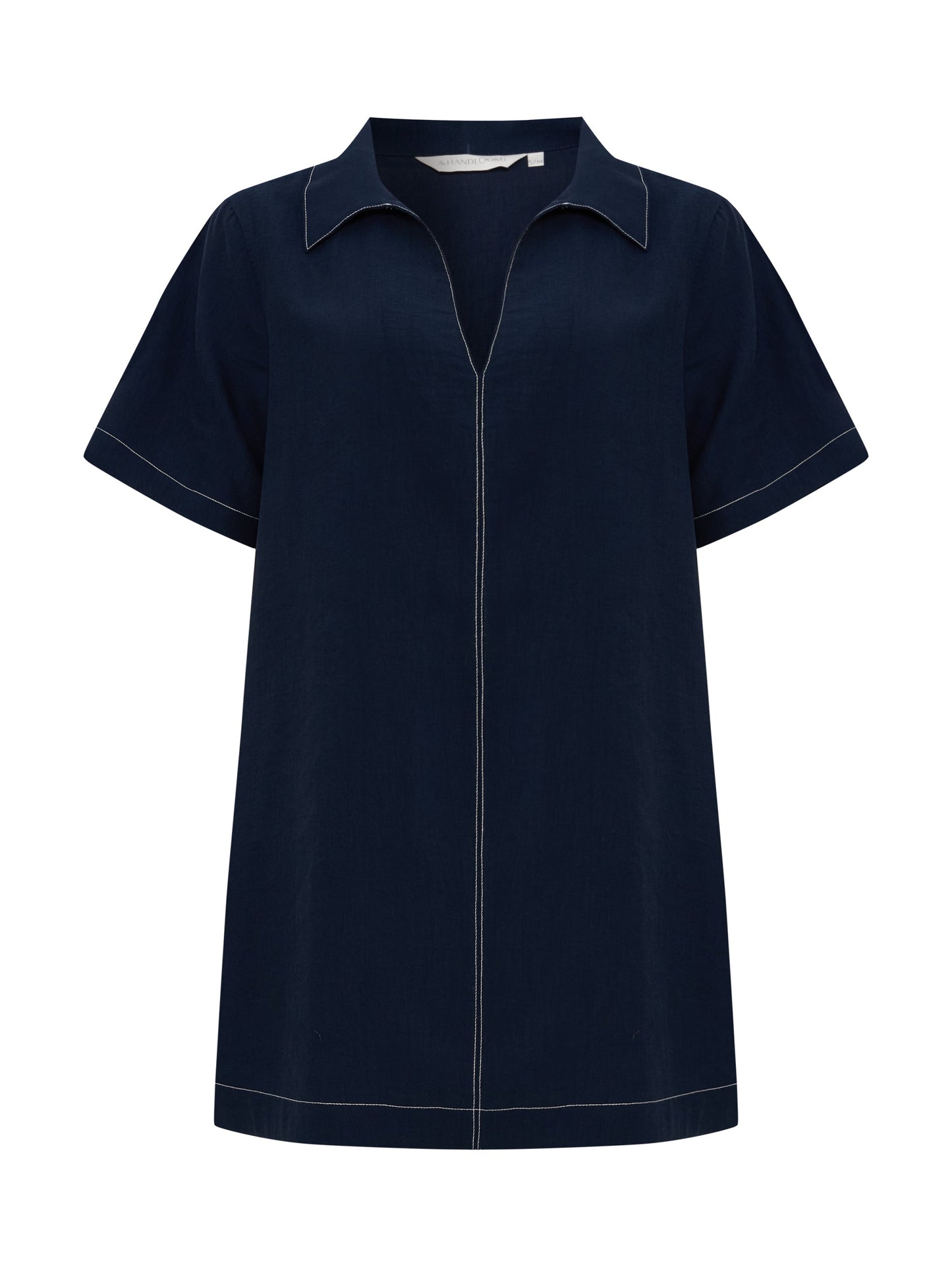 Mae Popover Mini Dress - Navy