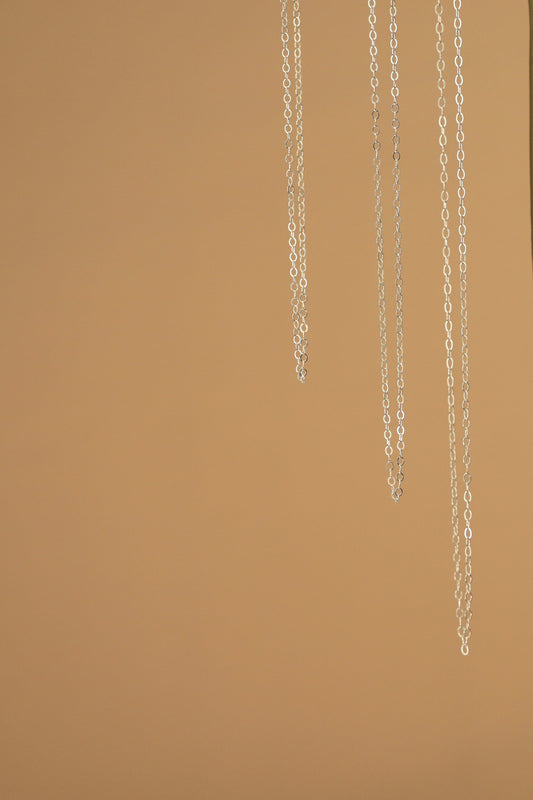 STERLING SILVER CABLE CHAIN