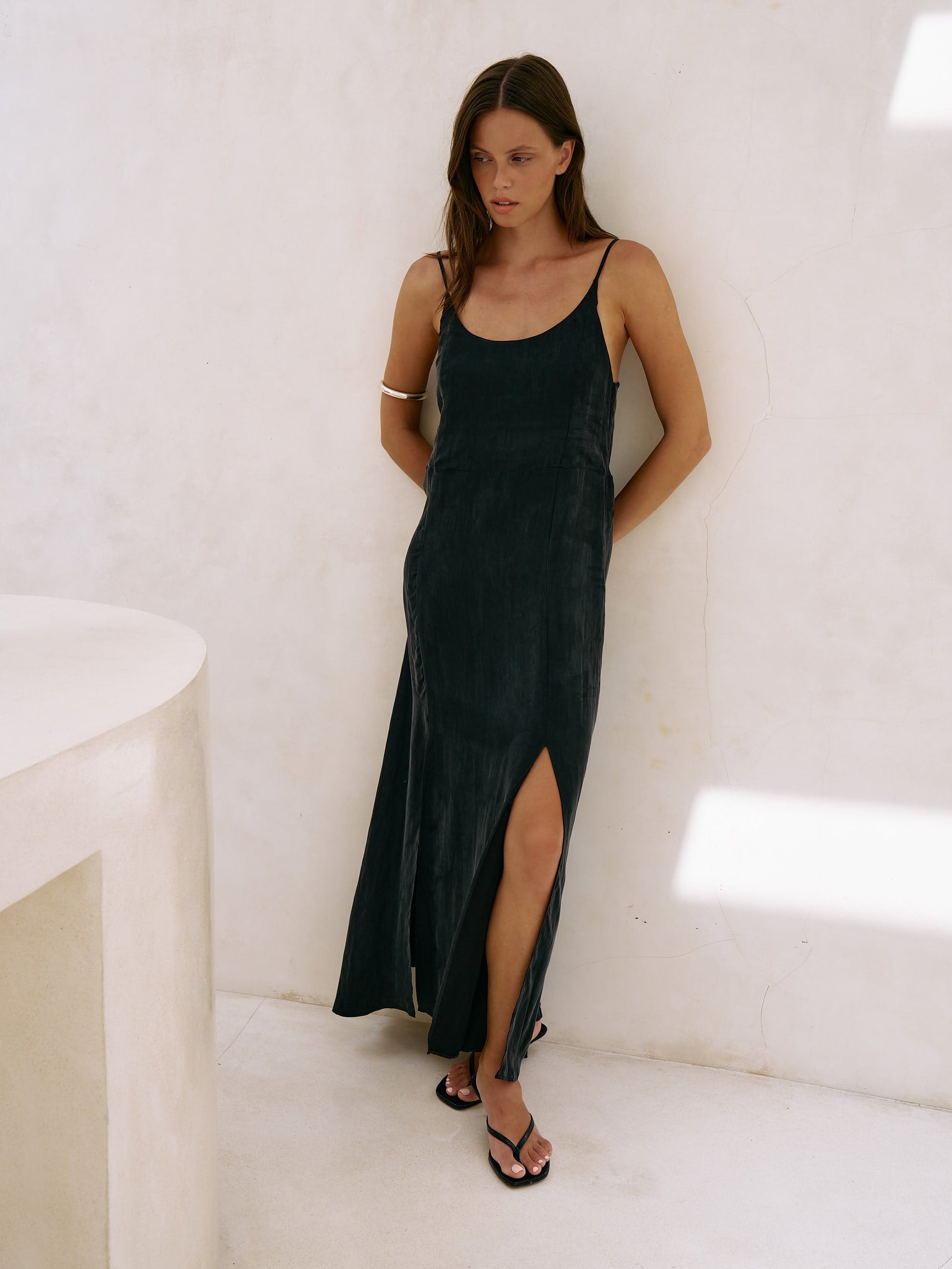 Lucid Midnight Maxi Dress - Black - Black / S-M Lucid Midnight Maxi Dress - Black - Black / S-M