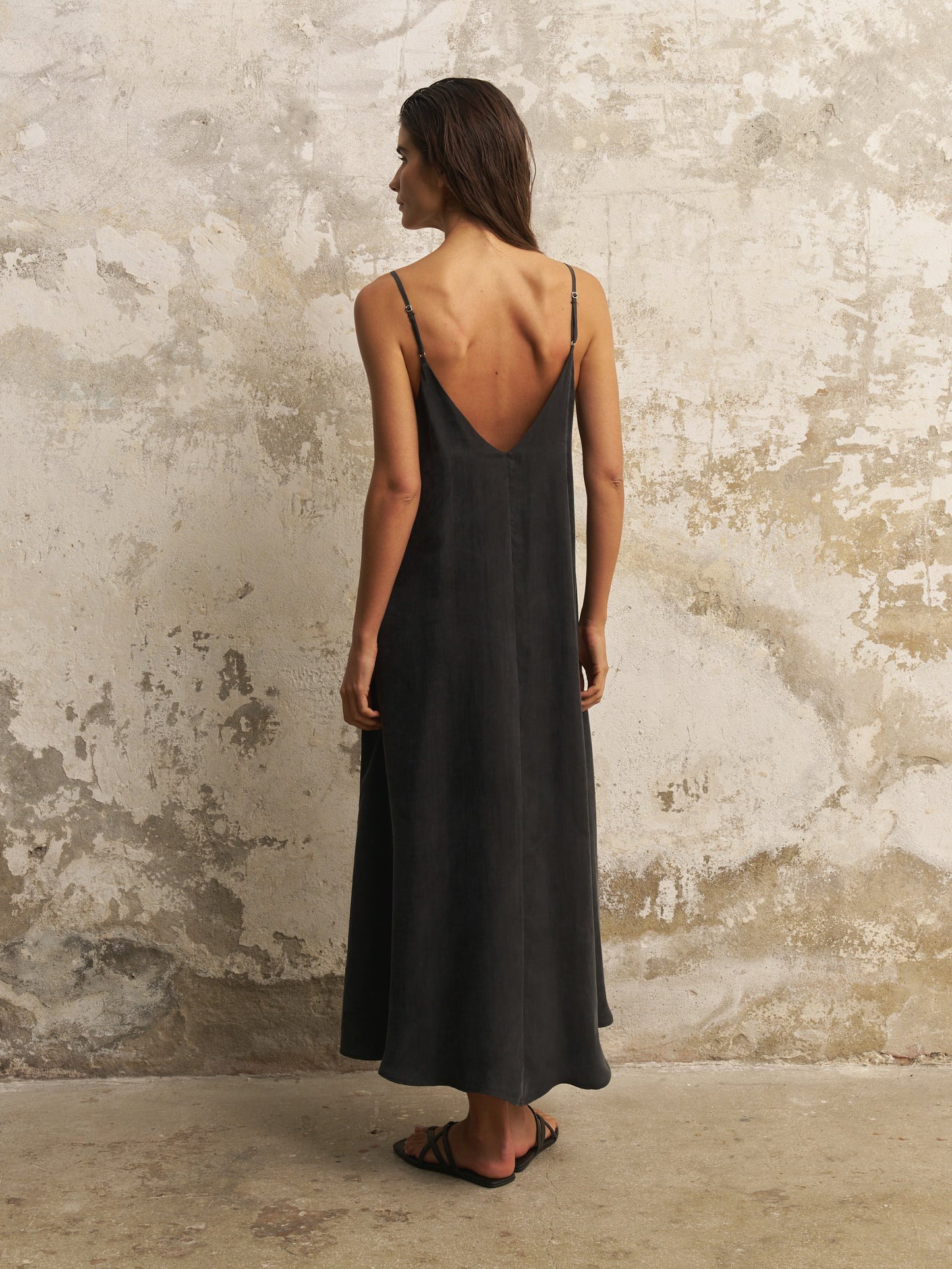 Lucid Flow Maxi Dress - Black