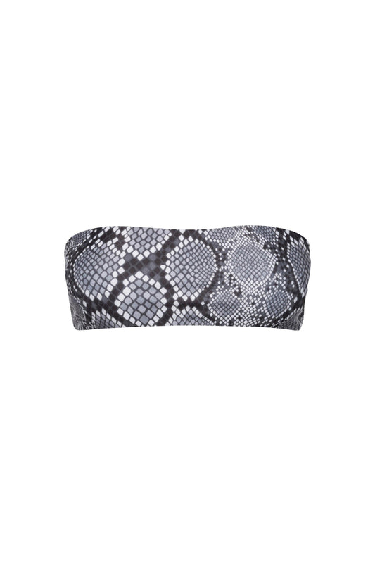Santorini Seamless Bandeau Bikini Top Snake