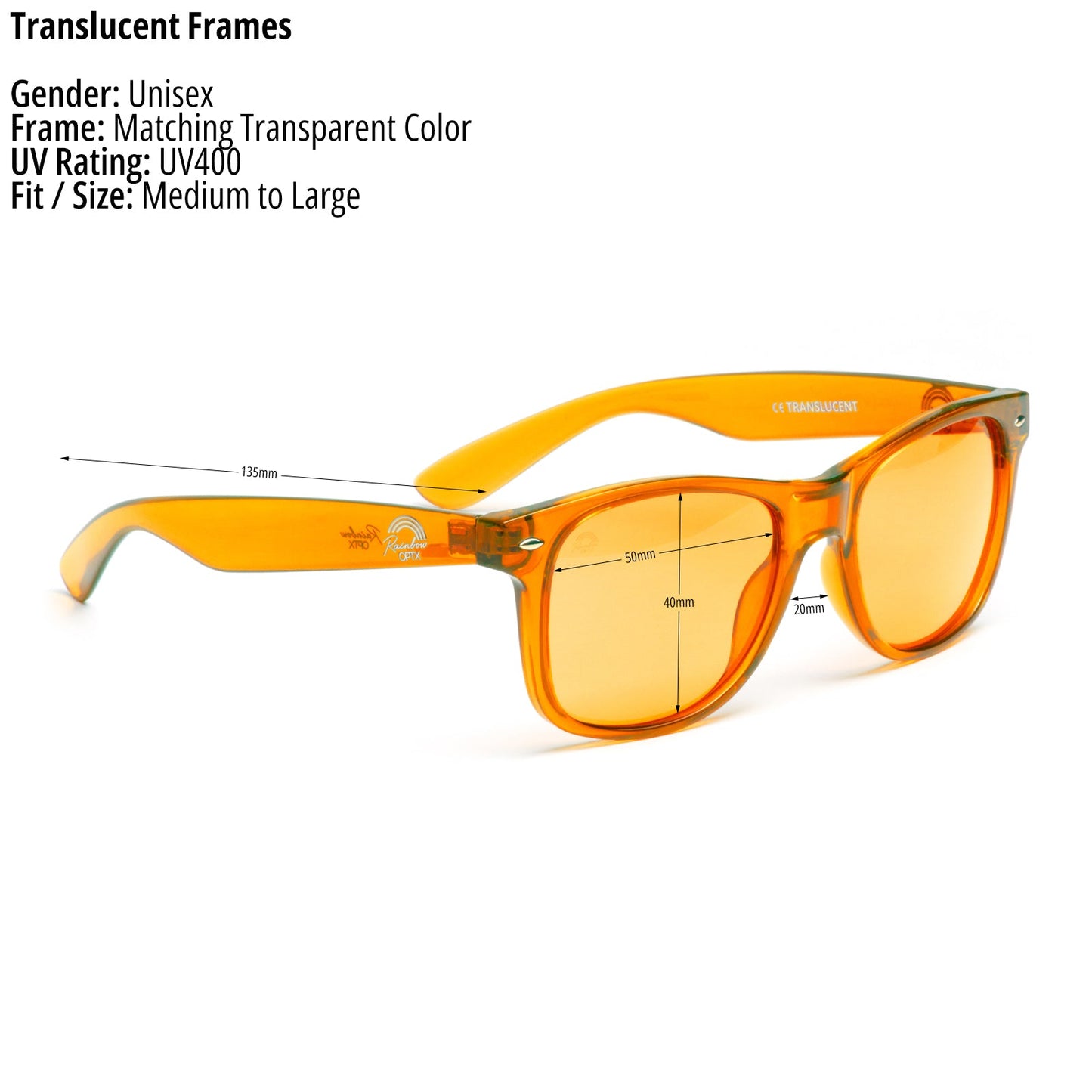 Yellow - Translucent Sunglasses