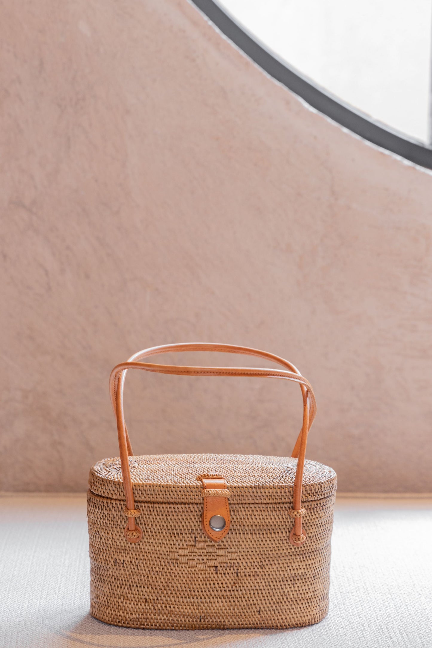 Opal Rattan Purse